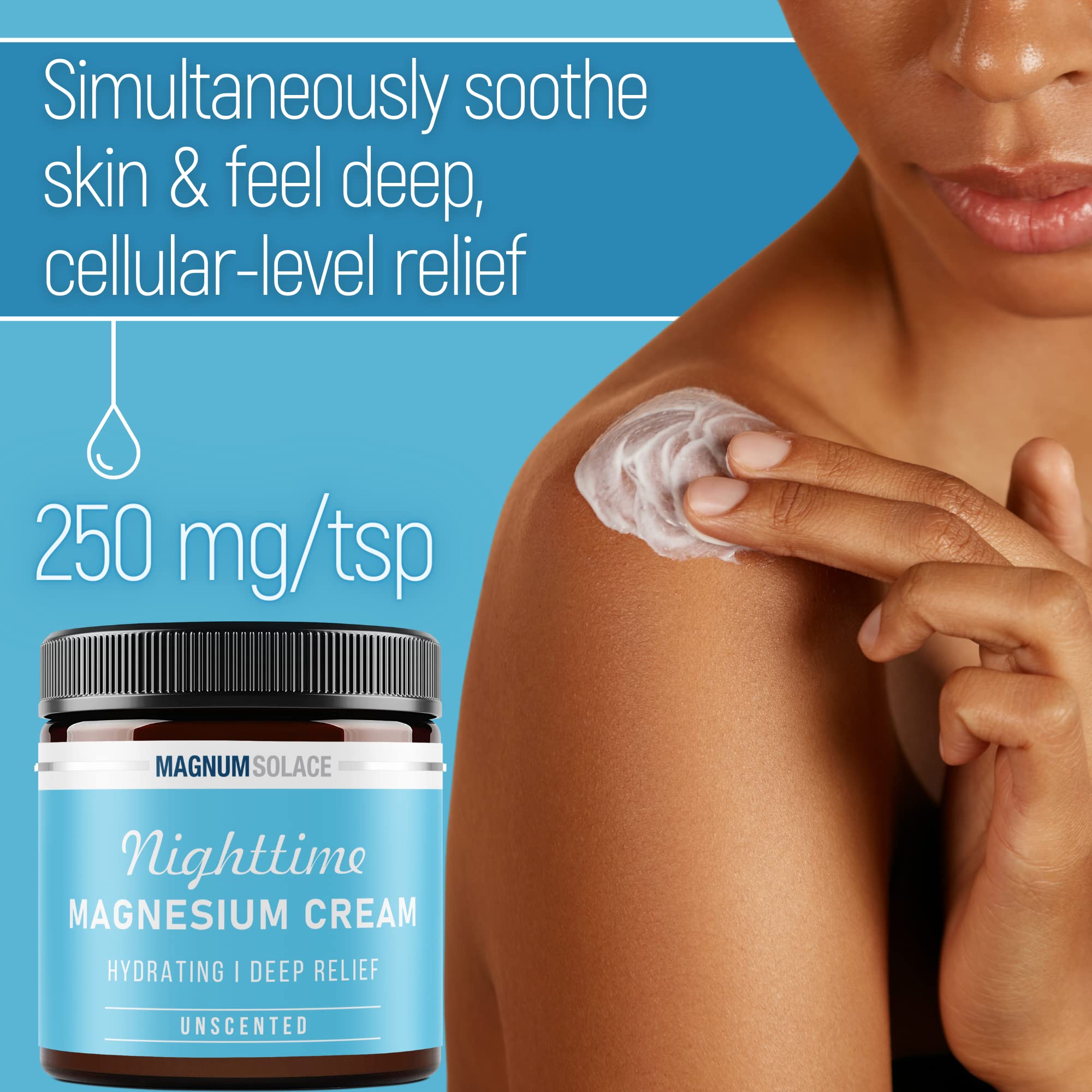 Foto 3 pulgar | Loción Magnum Solace Hidratante De Magnesio Nocturna 150 Ml - Venta Internacional.