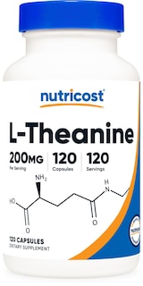 Foto 1 | Suplemento Nutricost L-teanina 200 Mg 120 Cápsulas - Venta Internacional.