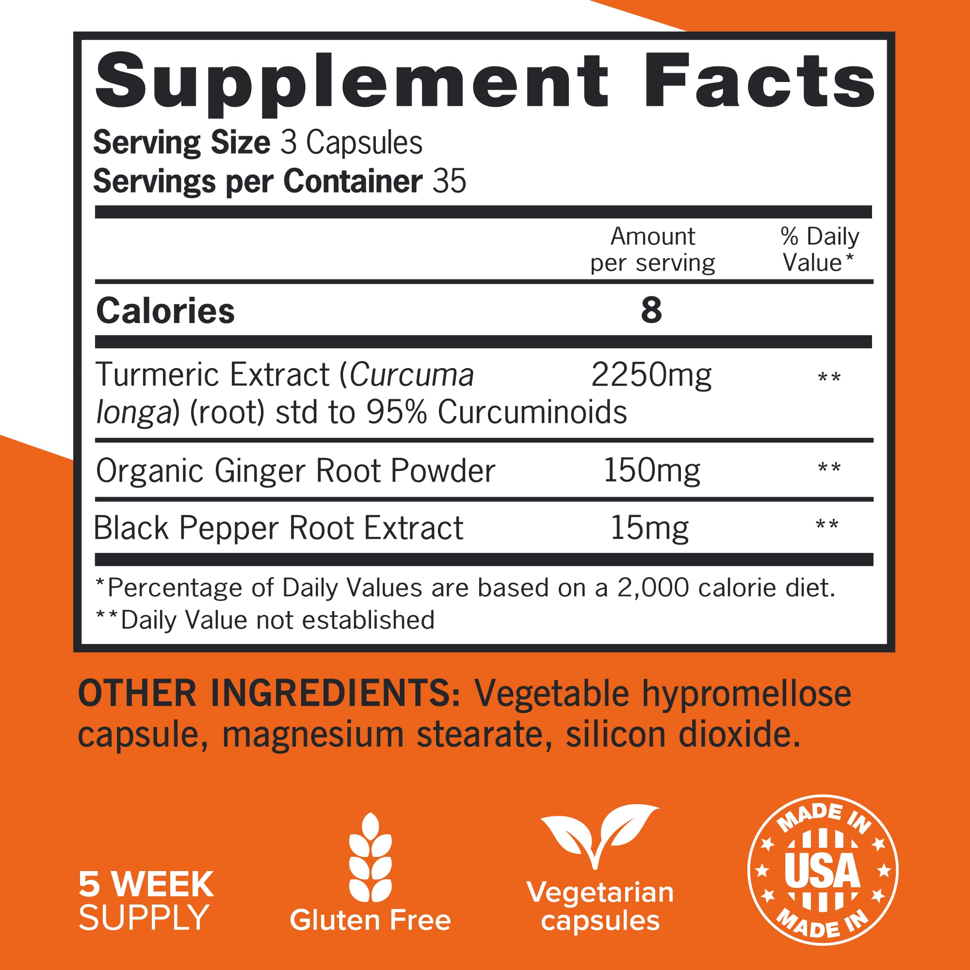 Foto 5 | Suplemento Qunol, Cúrcuma Y Curcumina 2400 Mg Con Pimienta Negra Y Jengibre - Venta Internacional.