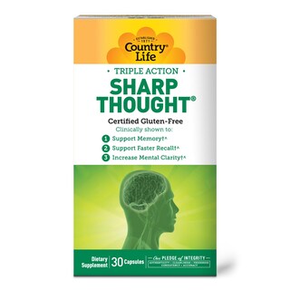 Foto 6 | Suplemento Country Life Sharp Thought 30 Cápsulas - Venta Internacional.