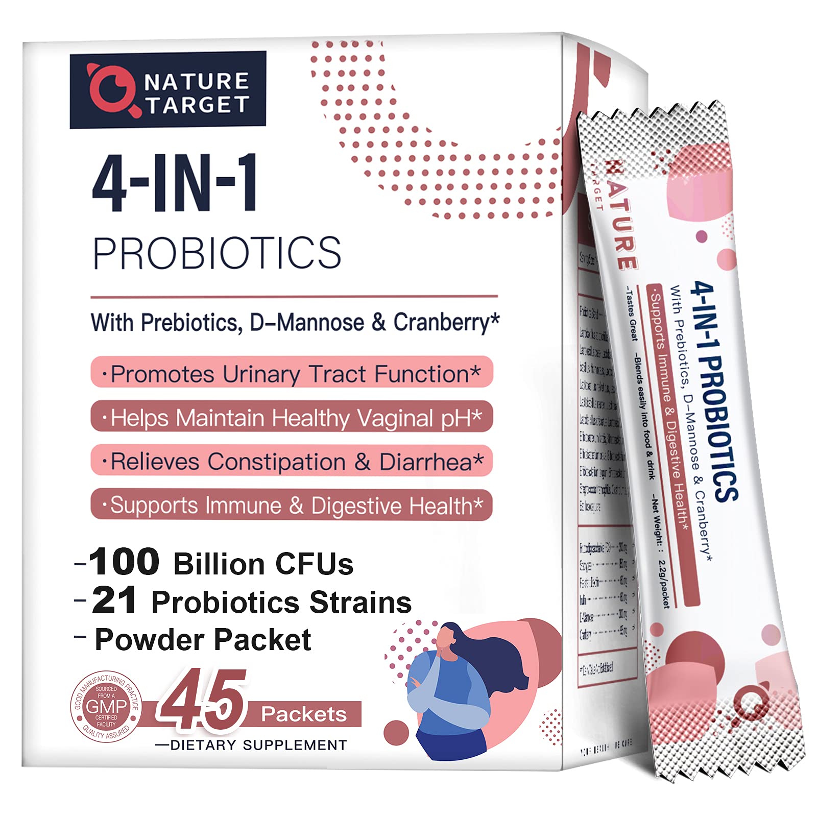 Los Probióticos Powder Nature Apuntan A 100 Mil Millones De Ufc En Mujeres De 45 Días - Venta Internacional.