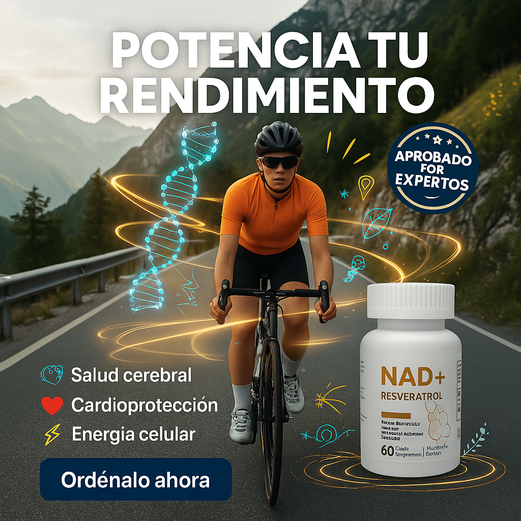 Foto 5 pulgar | Suplemento NAD+ 500mg  con Resveratrol y sus Potentes Activos 60V caps Aumenta tu Longevidad