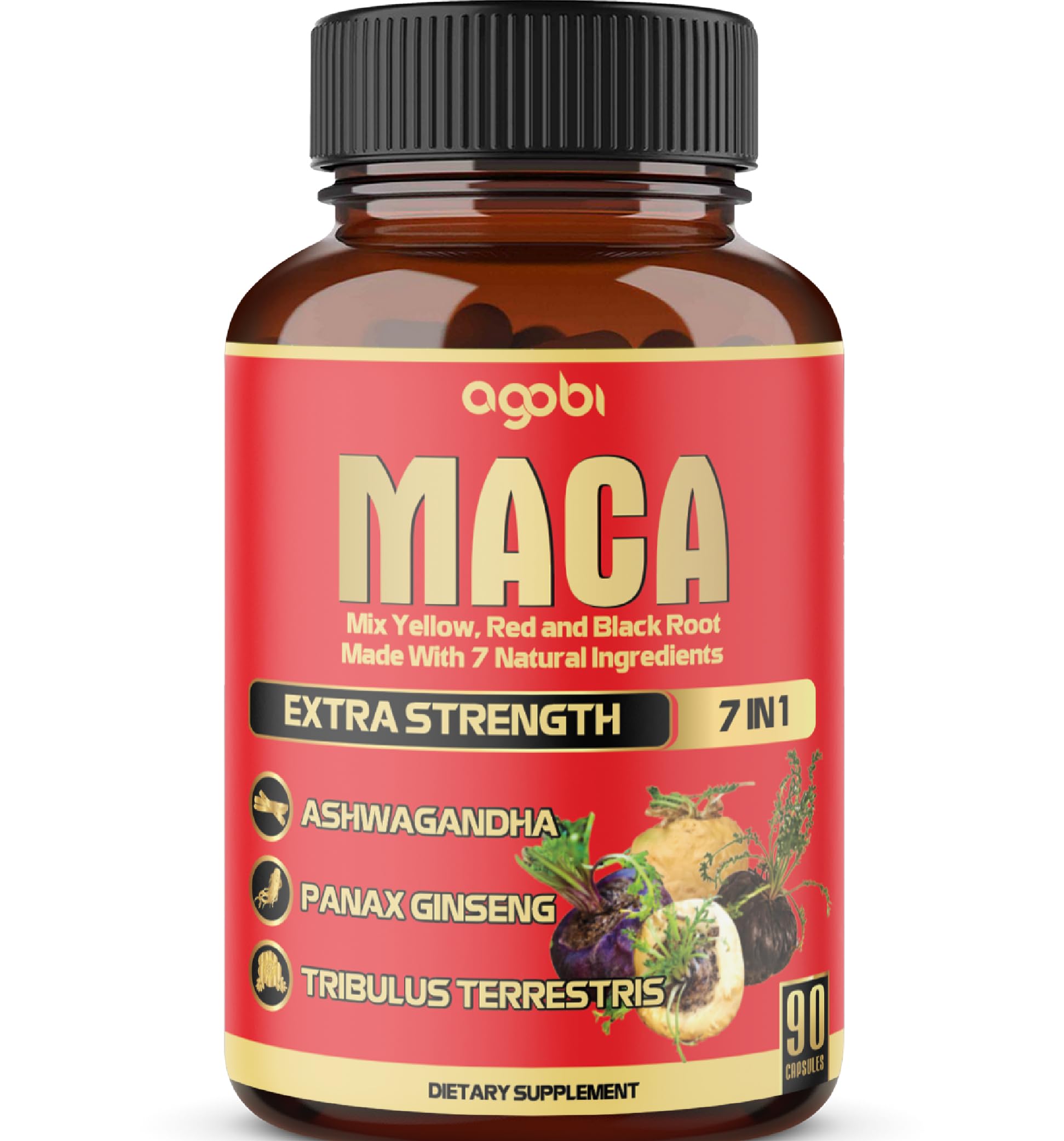 Foto 2 pulgar | Suplemento Agobi Cápsulas de Raíz de Maca 8050 mg - Venta Internacional