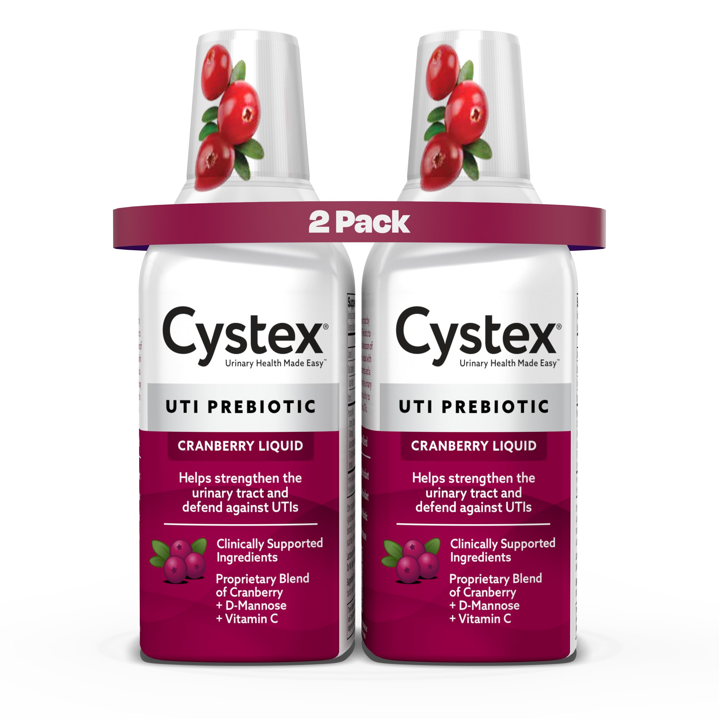 Foto 2 pulgar | Suplemento Cystex Arándano 225 ml Paquete de 2 - Venta Internacional