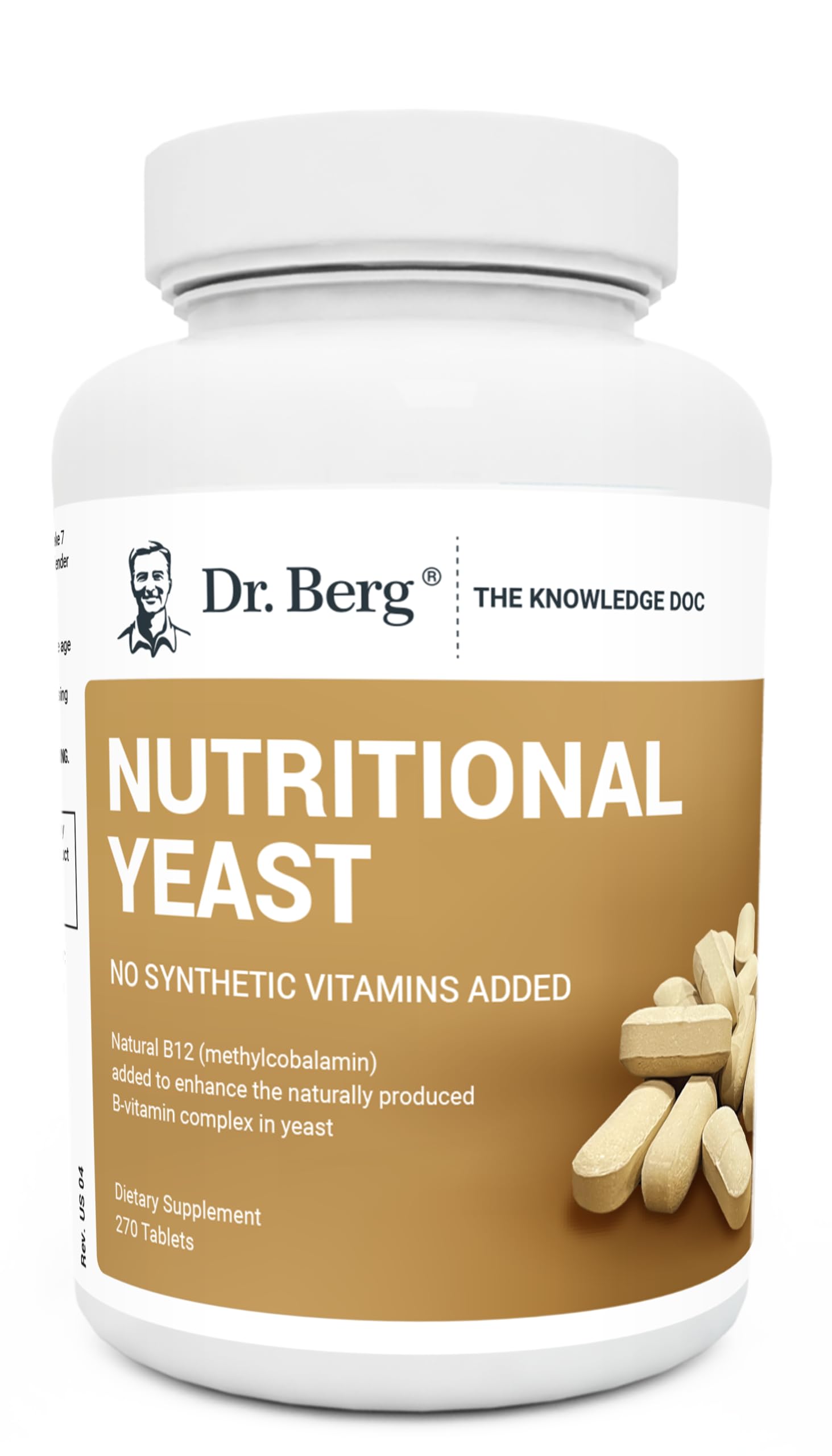 Foto 1 | Suplemento Dr. Berg Levadura Nutricional Vegana 270 Tabletas - Venta Internacional