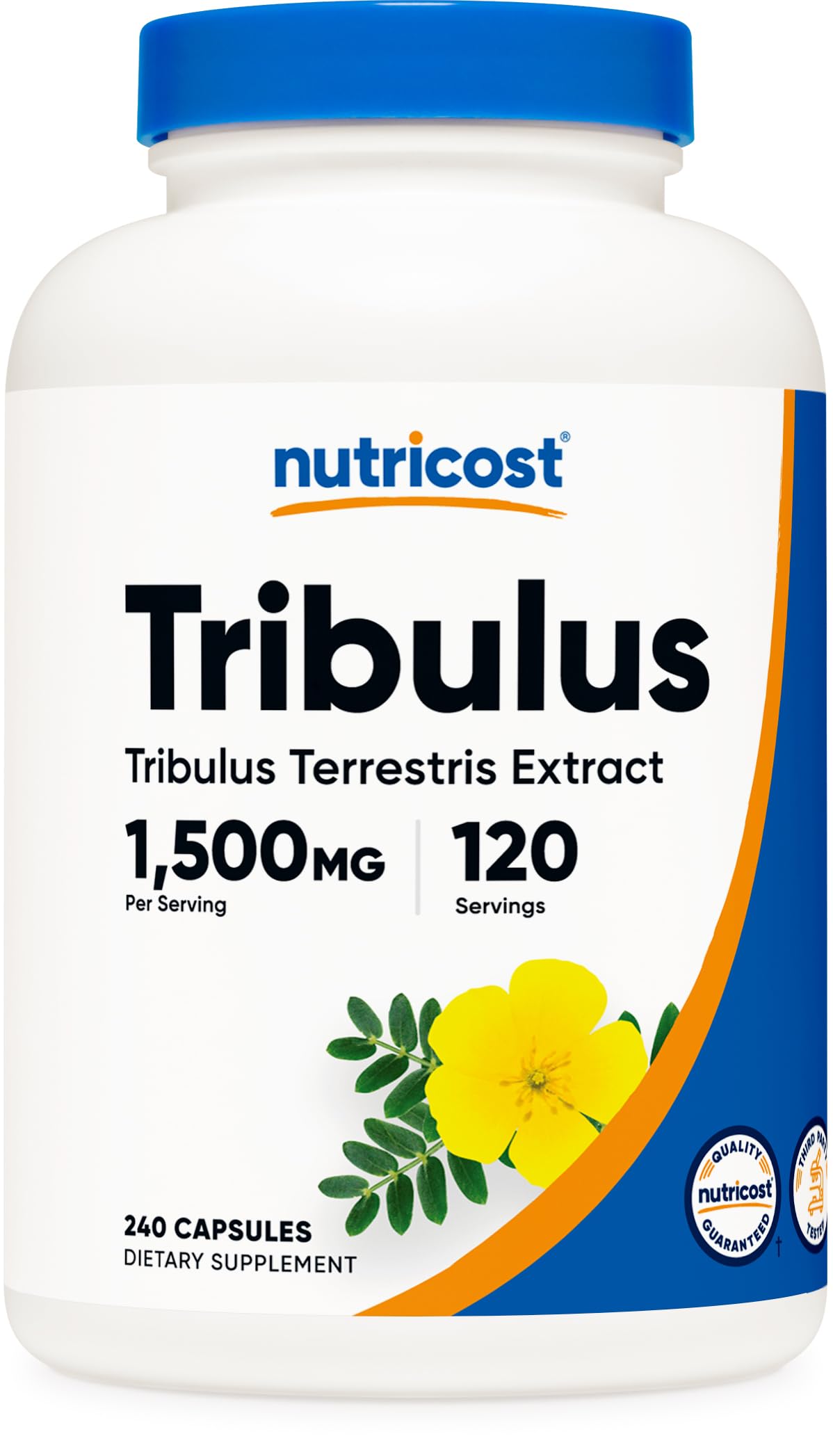 Foto 2 pulgar | Suplemento Nutricost Extracto De Tribulus Terrestris 1500 Mg 240 Cápsulas - Venta Internacional.