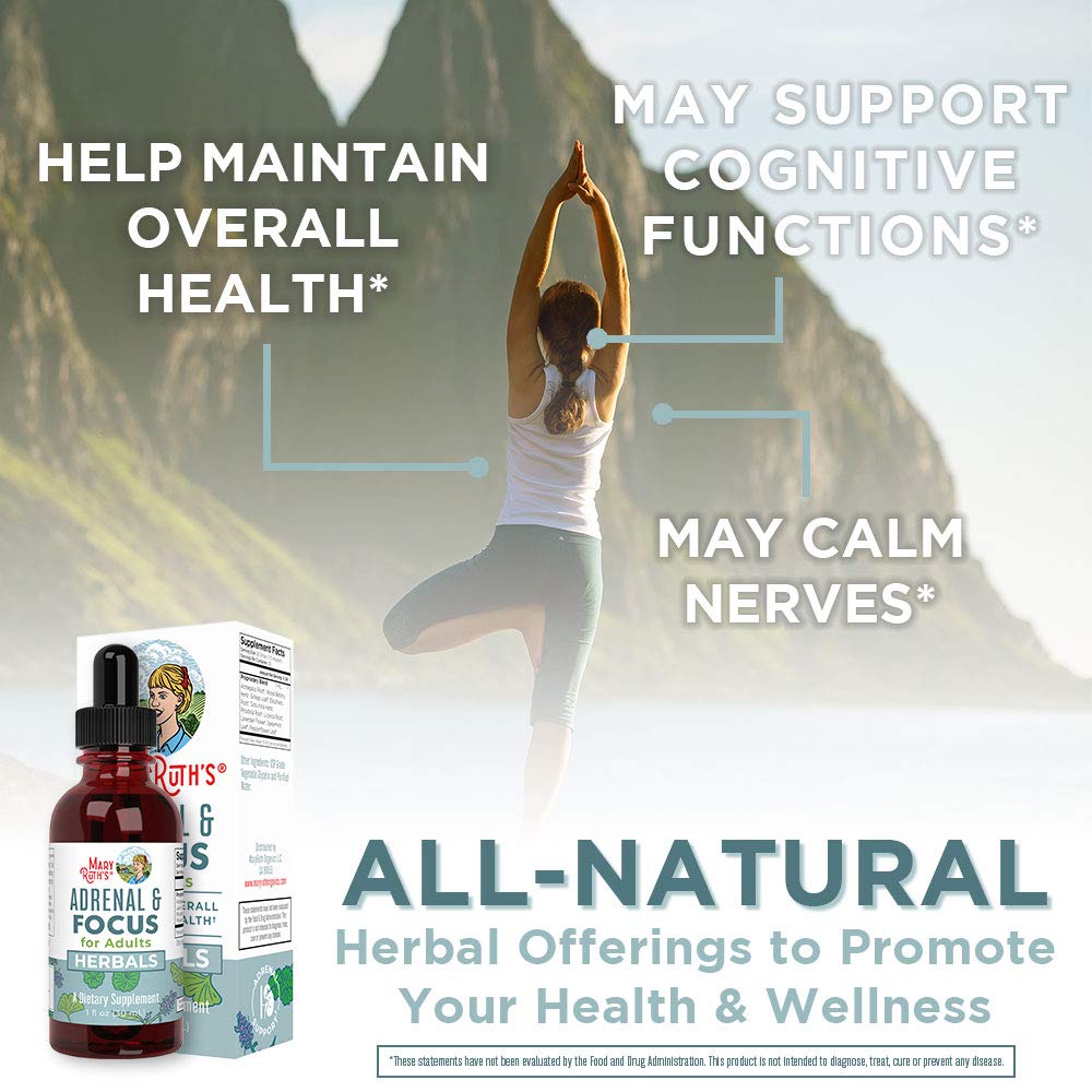 Foto 3 pulgar | Suplemento Maryruth Organics Adrenal & Focus Herbal Blend - Venta Internacional.