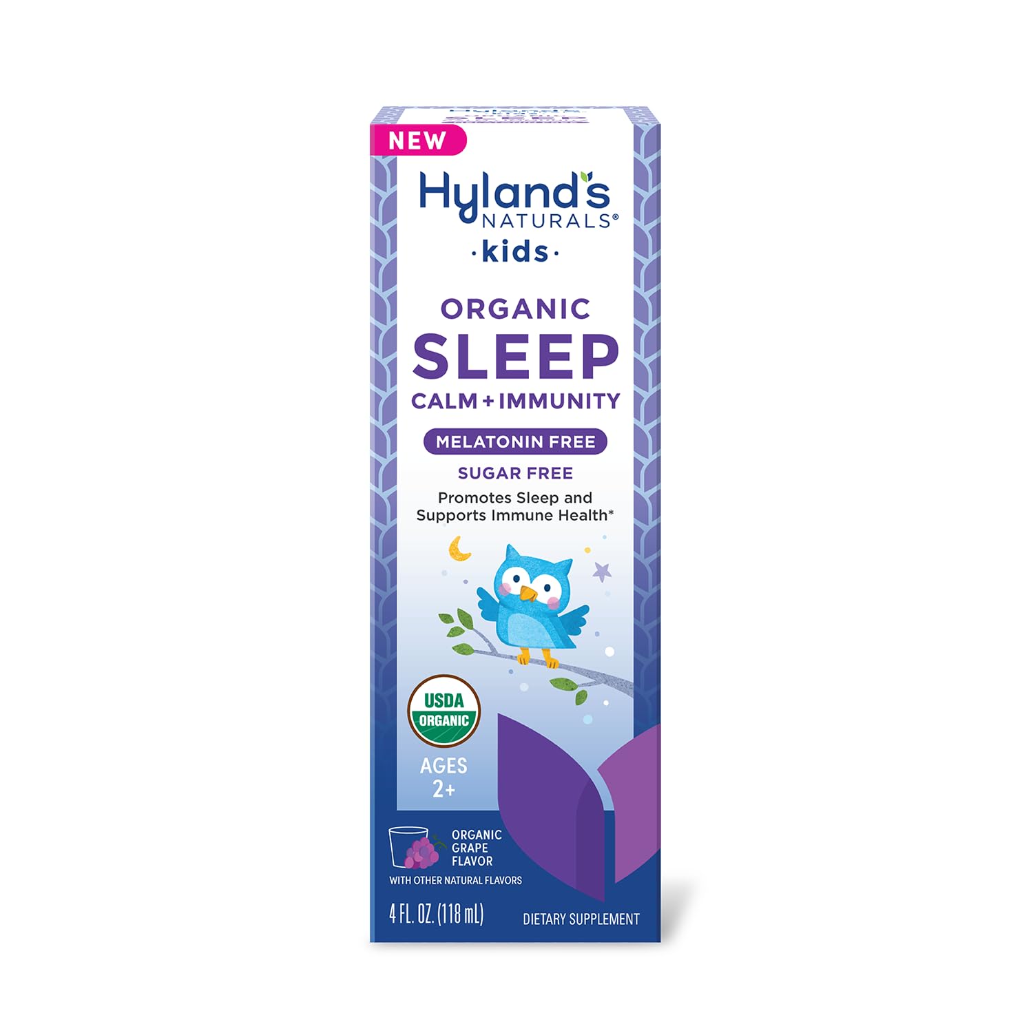 Foto 2 pulgar | Líquido Orgánico Sleep Calm + Immunity Hyland's Kids, 120 Ml - Venta Internacional.