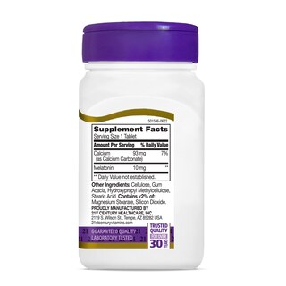 Foto 5 | Suplemento De Melatonina Del Siglo Xxi, 10 Mg, Liberación Prolongada, 120 Unidades - Venta Internacional.