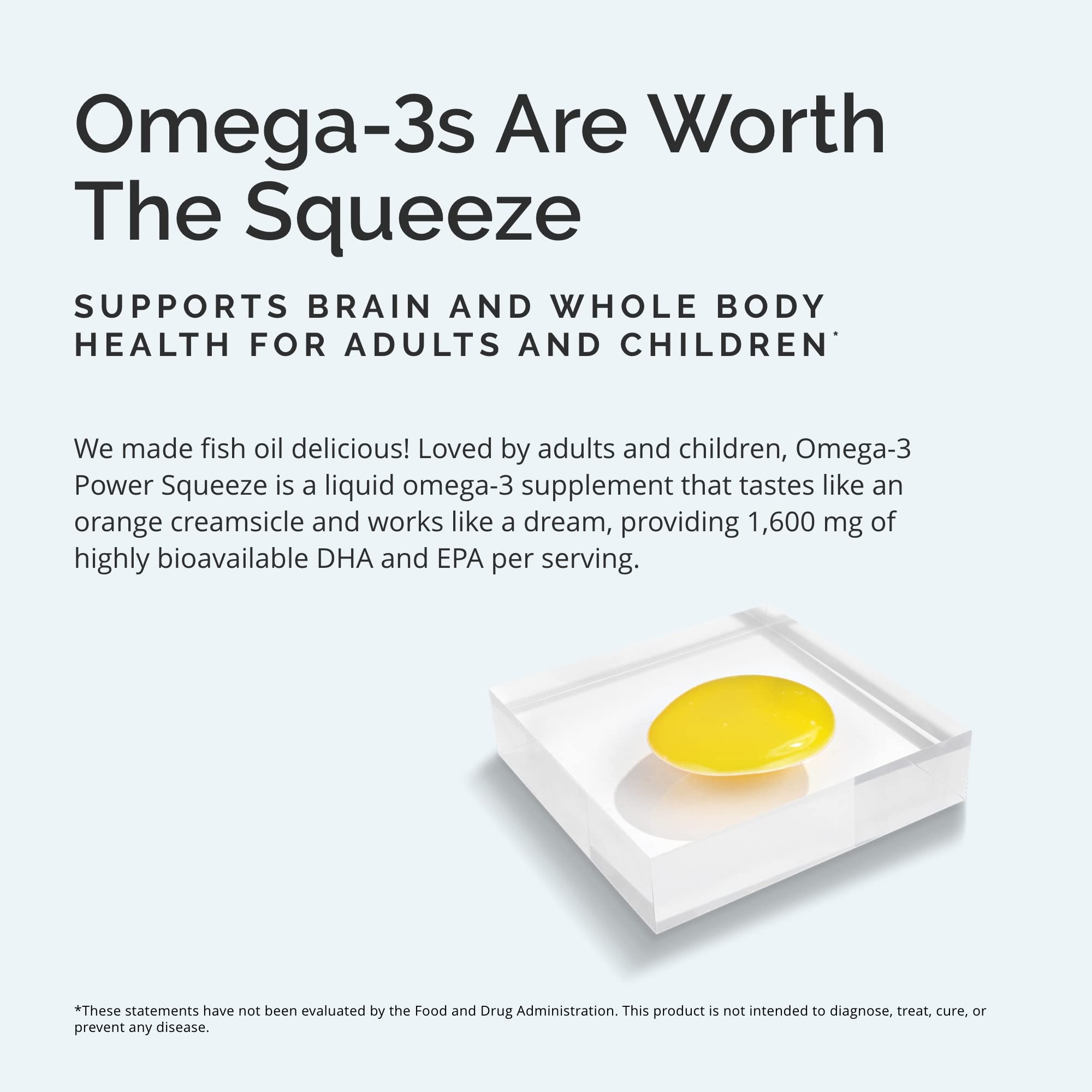 Foto 3 | Suplemento Brainmd Dr. Amen Omega-3 Power Squeeze De 500 Ml - Venta Internacional.