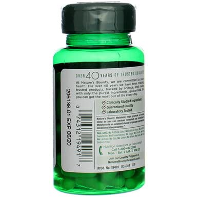 Foto 8 pulgar | Suplemento De Melatonina Nature's Bounty, Cápsulas De 10 Mg, 60 - Venta Internacional.