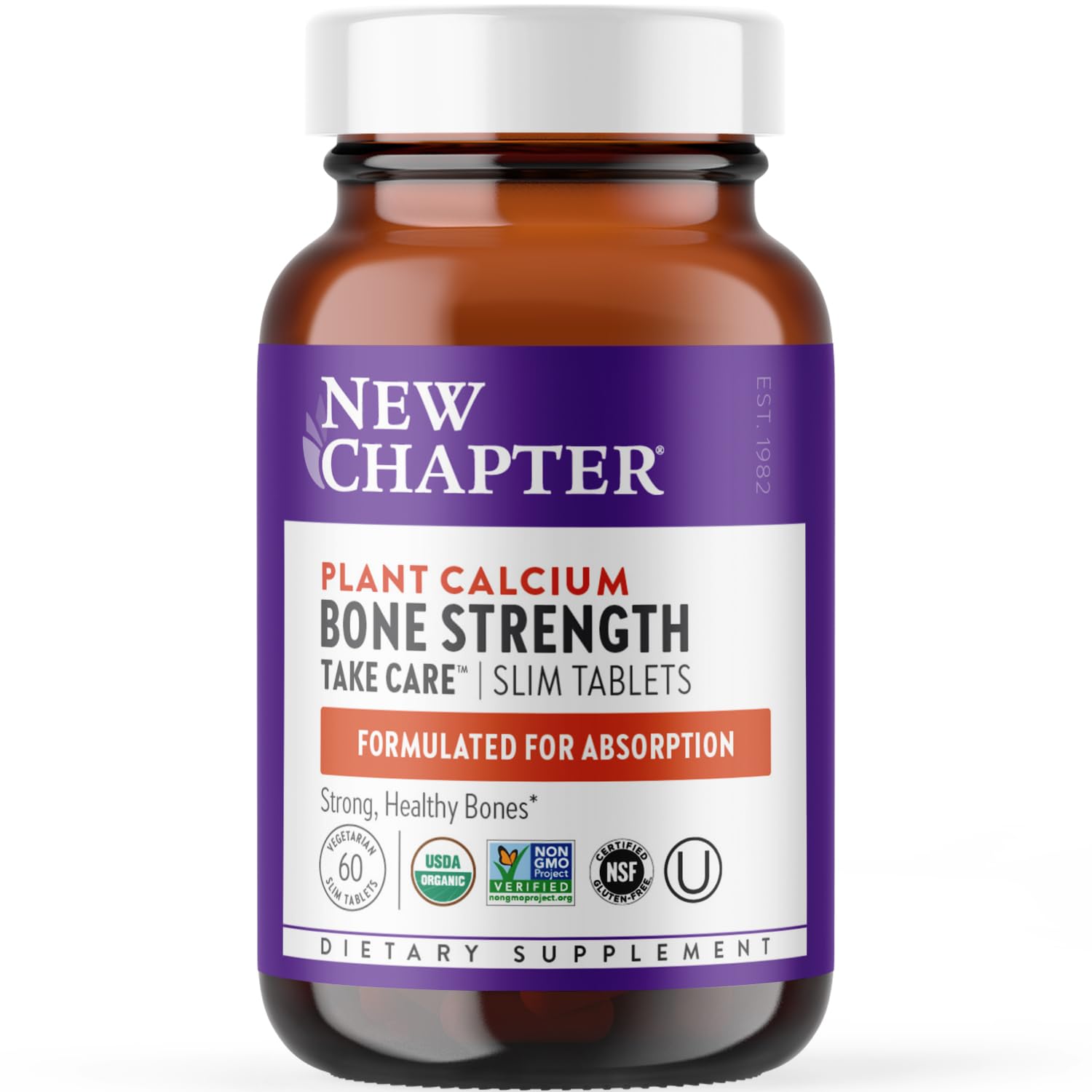 Foto 2 pulgar | Suplemento New Chapter Calcium Bone Strength 60 Comprimidos - Venta Internacional.
