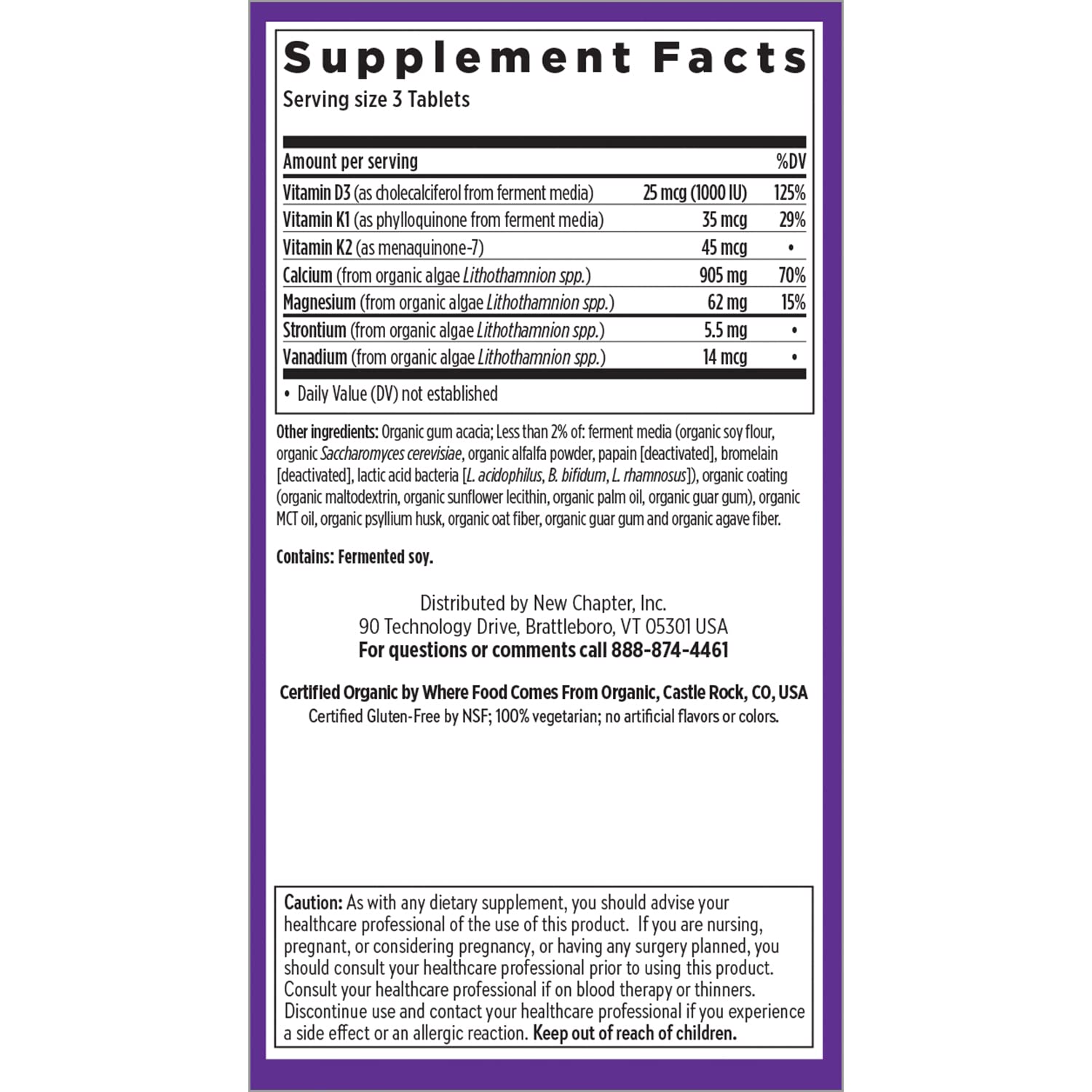 Foto 7 pulgar | Suplemento New Chapter Calcium Bone Strength 60 Comprimidos - Venta Internacional.