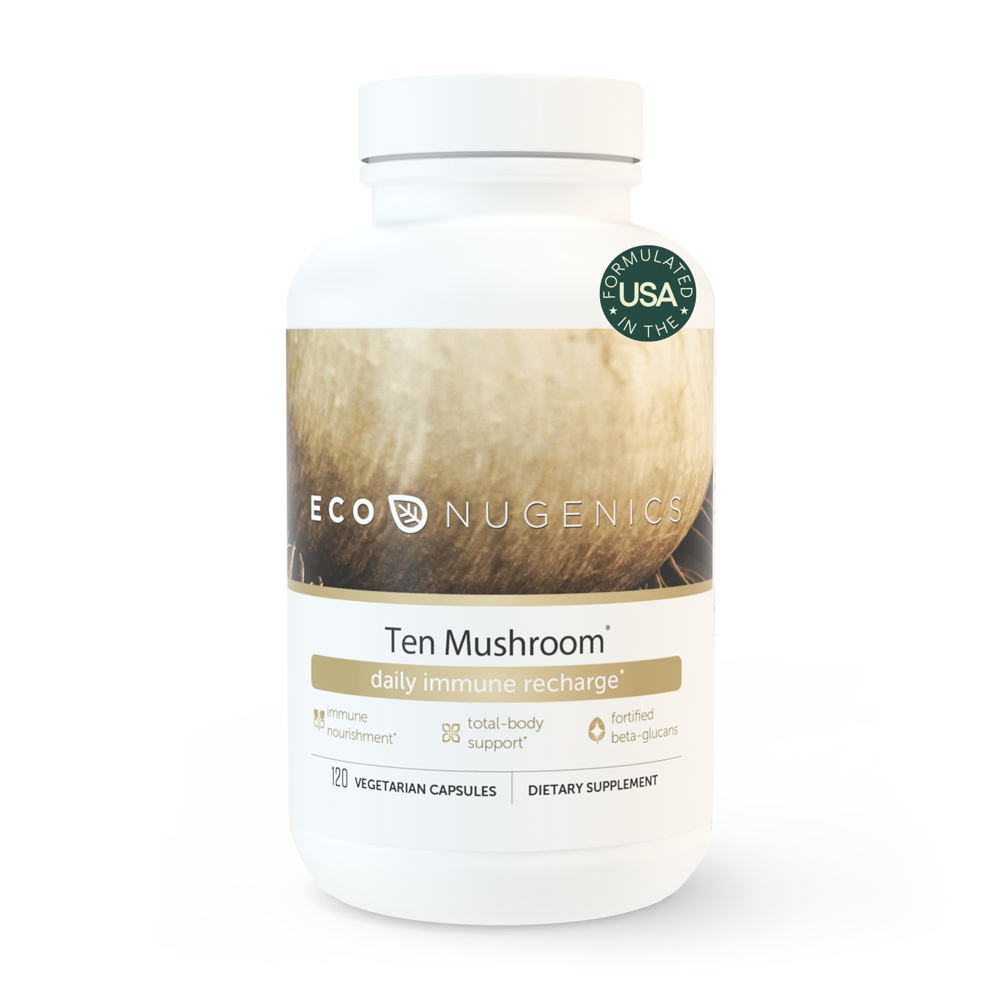 Foto 1 | Suplemento Econugenics Ten Mushroom 120 Cápsulas - Venta Internacional.