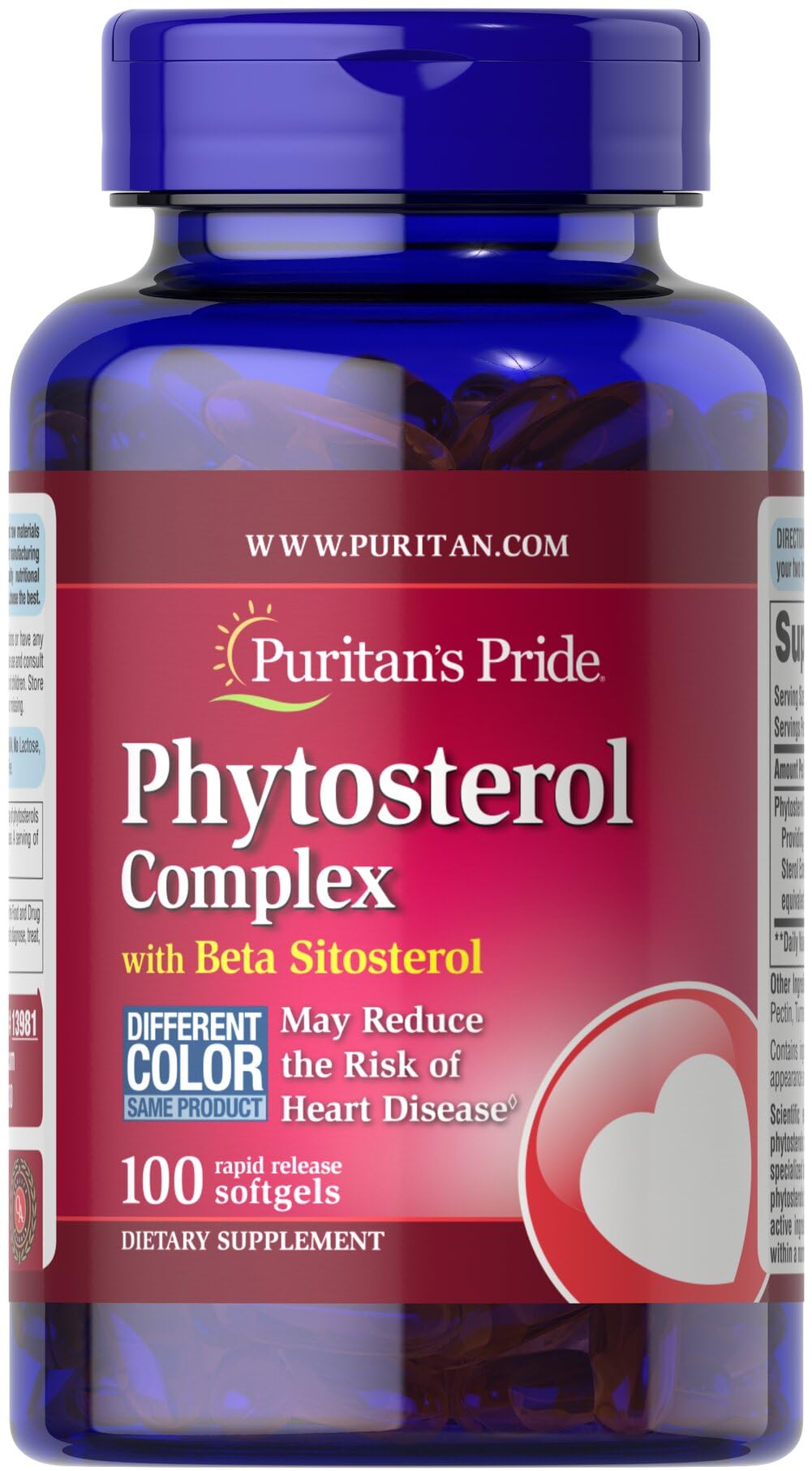 Foto 1 | Suplemento Del Complejo De Fitosterol Premium Puritan's Pride De 1000 Mg - Venta Internacional.