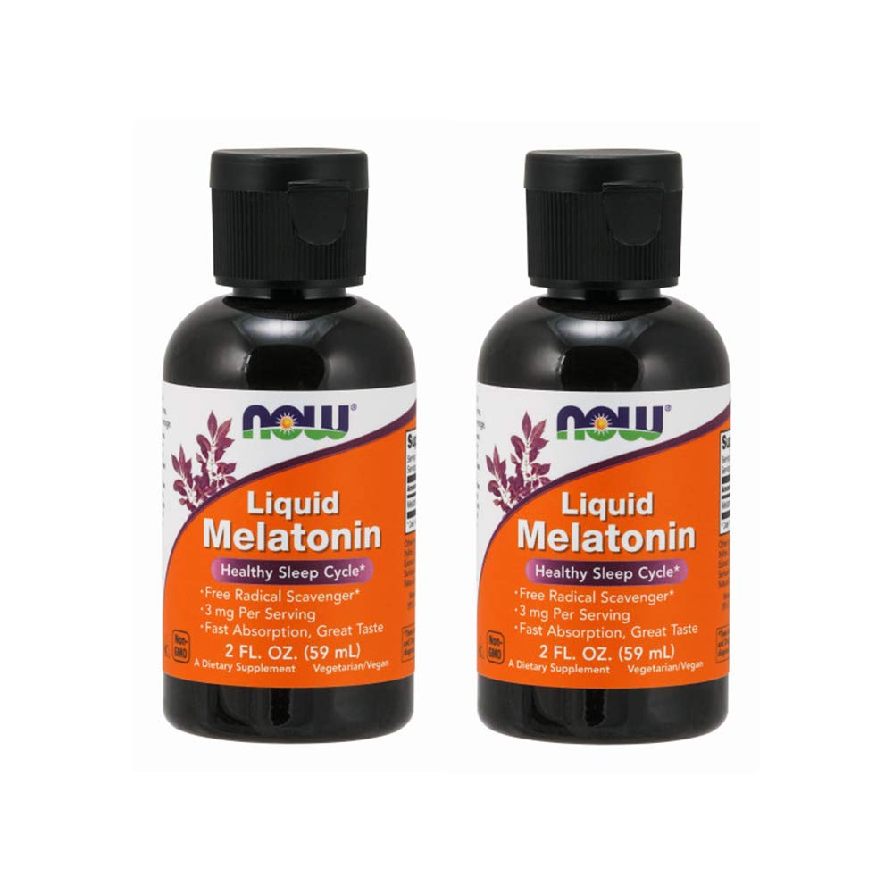 Eliminador De Radicales Libres De Melatonina Líquida Now Foods, 60 Ml, Paquete De 2 - Venta Internacional.
