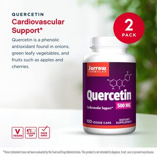 Foto 3 | Suplemento De Quercetina De Jarrow Formulas, 500 Mg, 100 Cápsulas Vegetarianas, X2 - Venta Internacional.