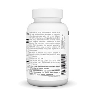Foto 3 | Glicinato De Magnesio Supplement Source Naturals 200 Mg 60 Comprimidos - Venta Internacional.