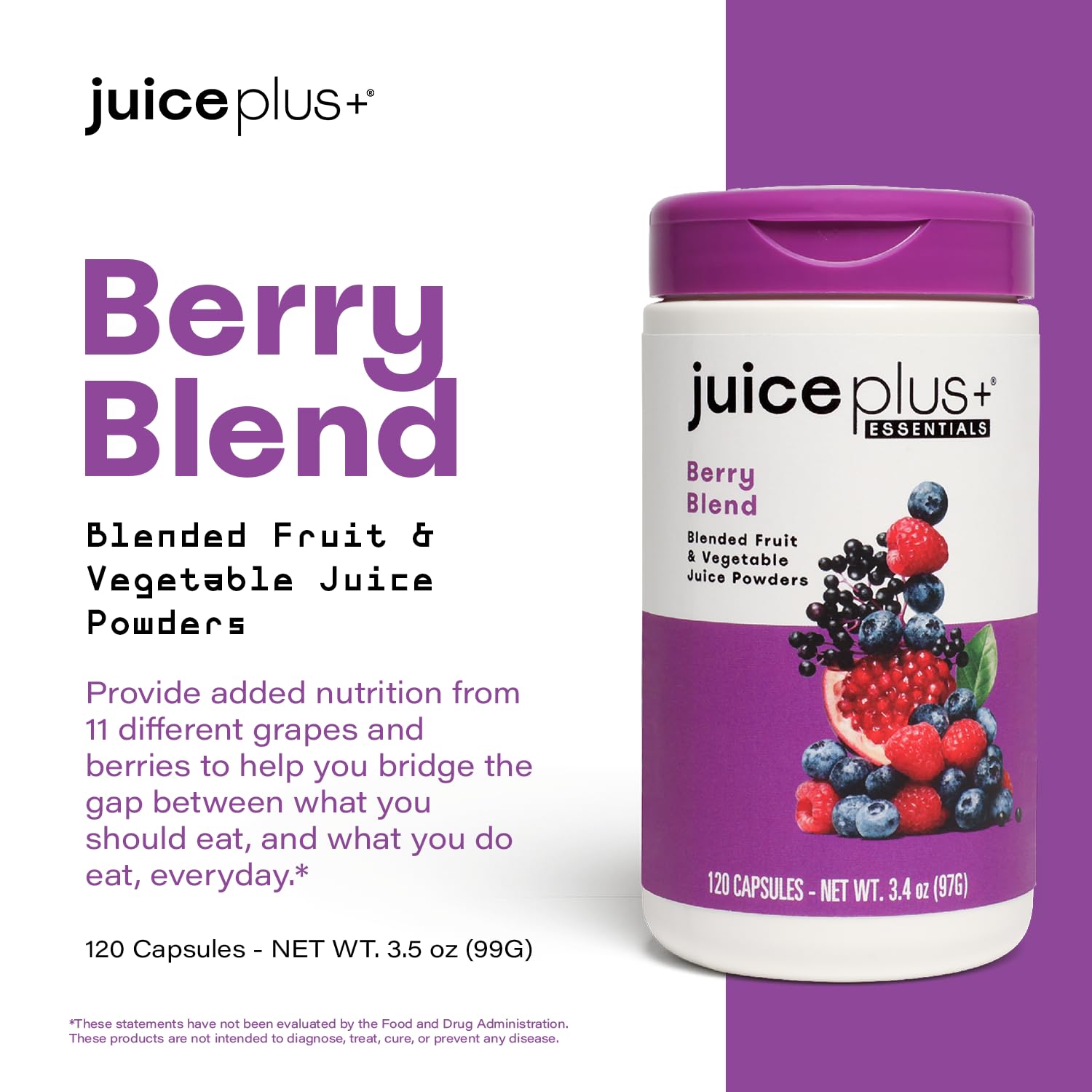 Foto 4 pulgar | Suplemento Juiceplus+ Berry Blend 60 Porciones - Venta Internacional.