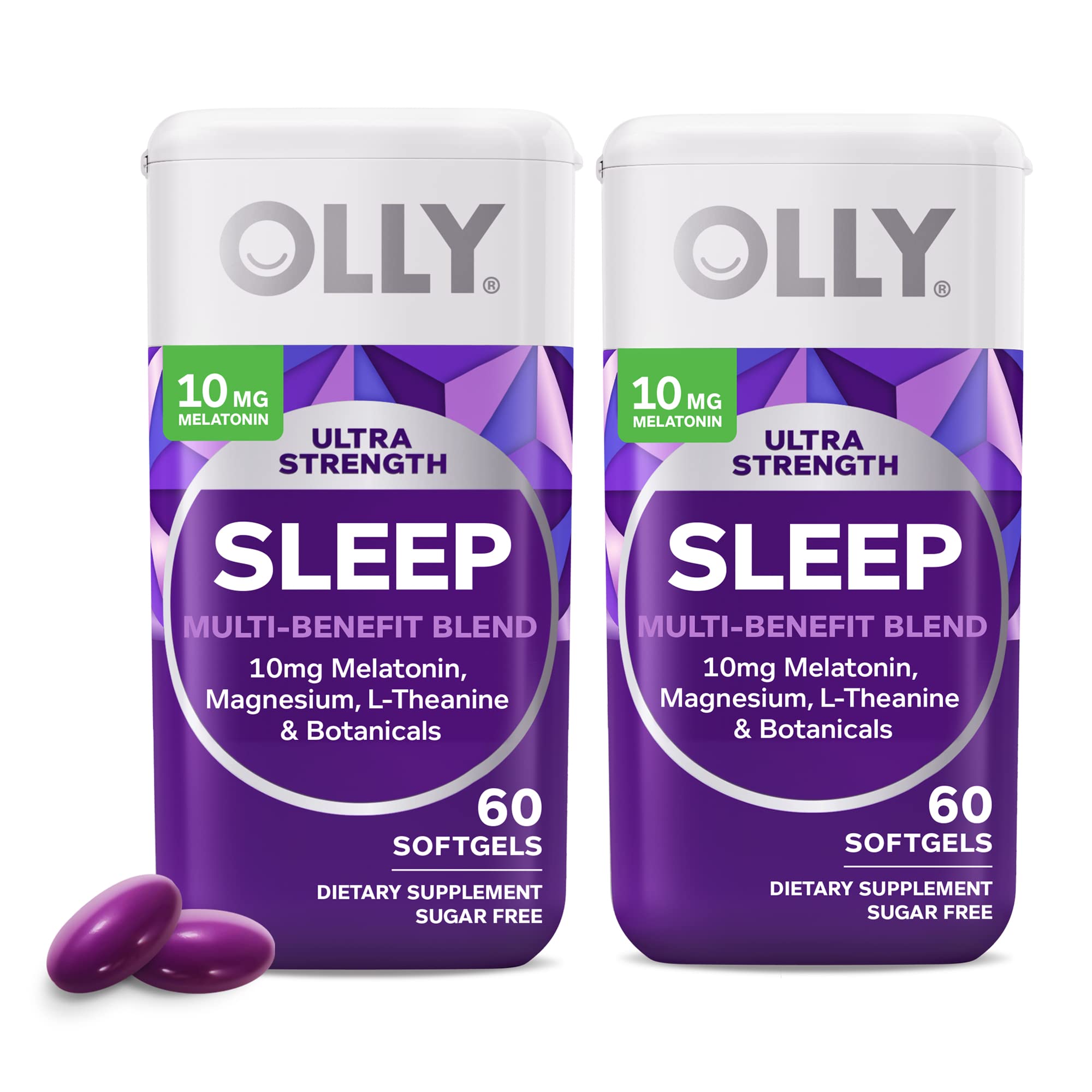Foto 2 pulgar | Cápsulas Blandas Para Dormir Olly Ultra Strength Con 10 Mg De Melatonina, 60 Unidades - Venta Internacional.