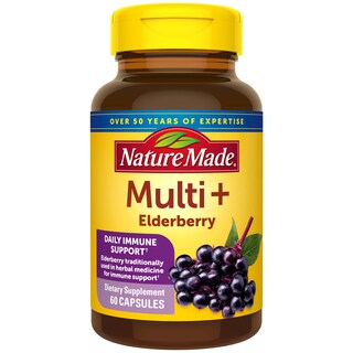 Foto 1 | Suplemento Nature Made Multi +, Cápsulas De Saúco, 60 Unidades - Venta Internacional.