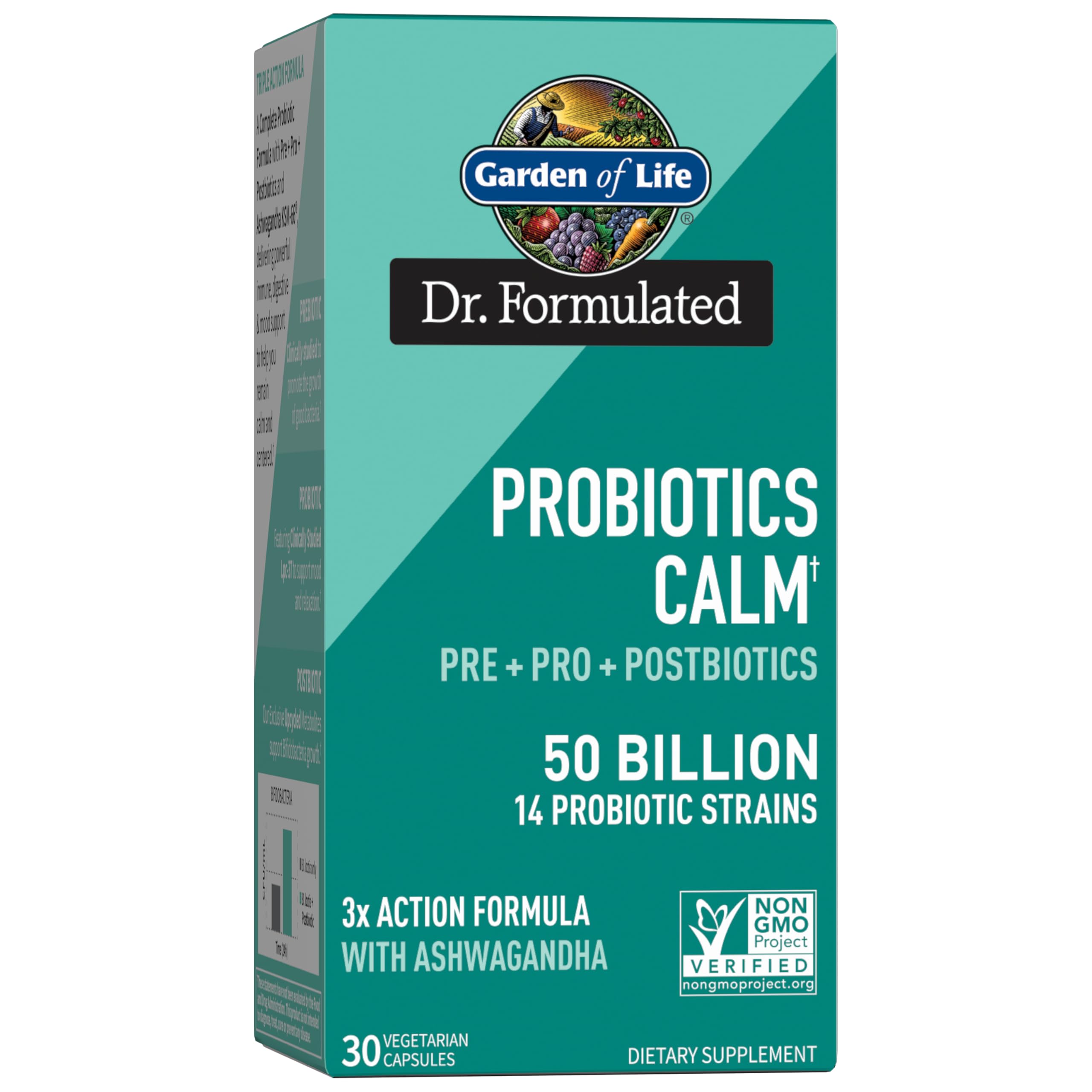 Foto 1 | Suplemento De Probióticos Calmantes 3 En 1 Formulados Por El Dr. Garden Of Life - Venta Internacional.