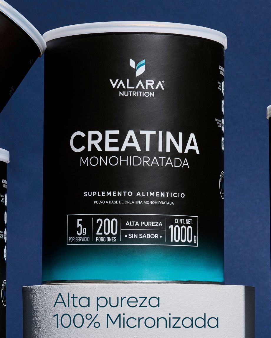 Foto 6 pulgar | Creatina Monohidratada Valara 1 Kg Máxima Pureza 200 Servicios