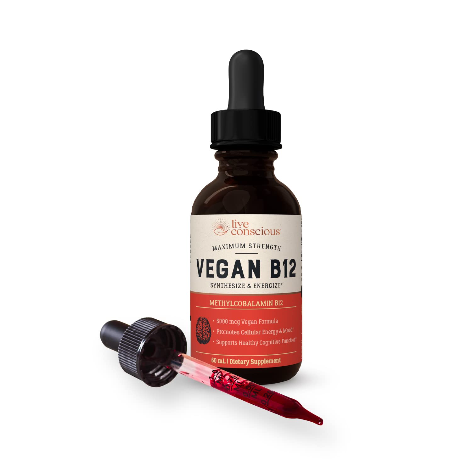 Foto 7 pulgar | Gotas Sublinguales  de Vitamina B12 Live Conscious - Venta Internacional