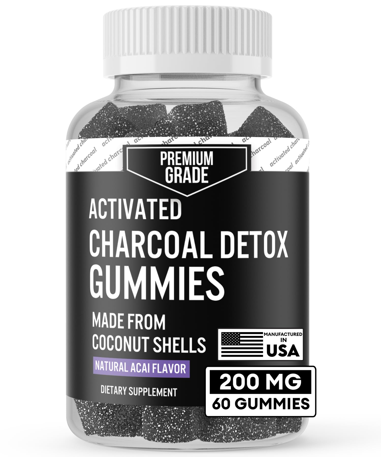 Foto 1 | Gomitas De Carbón Activado Vitapatch Detox Support, 60 Unidades - Venta Internacional.
