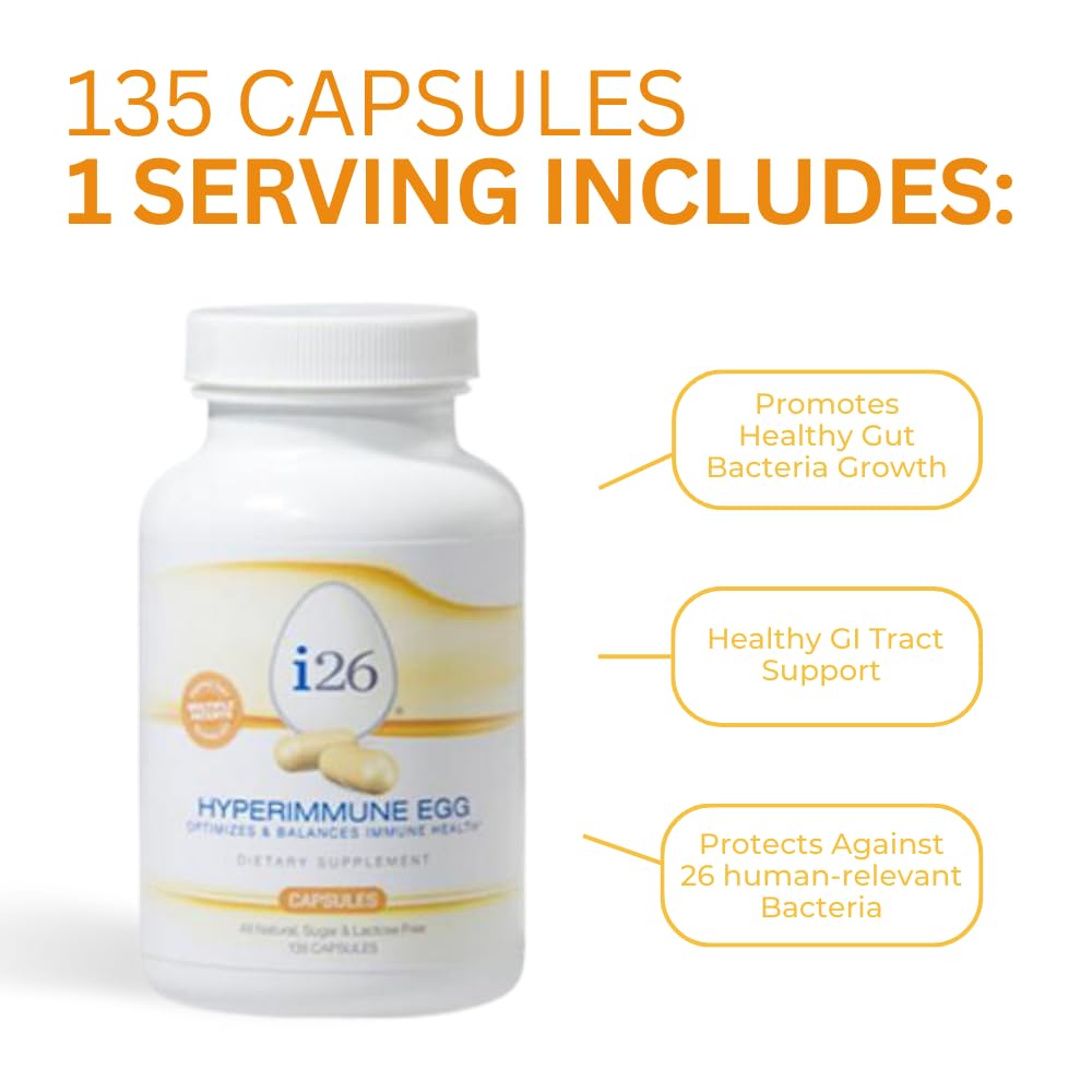 Foto 5 pulgar | Suplemento Youngevity I26  Hyperimmune Egg Capsules 135 Unidades - Venta Internacional.