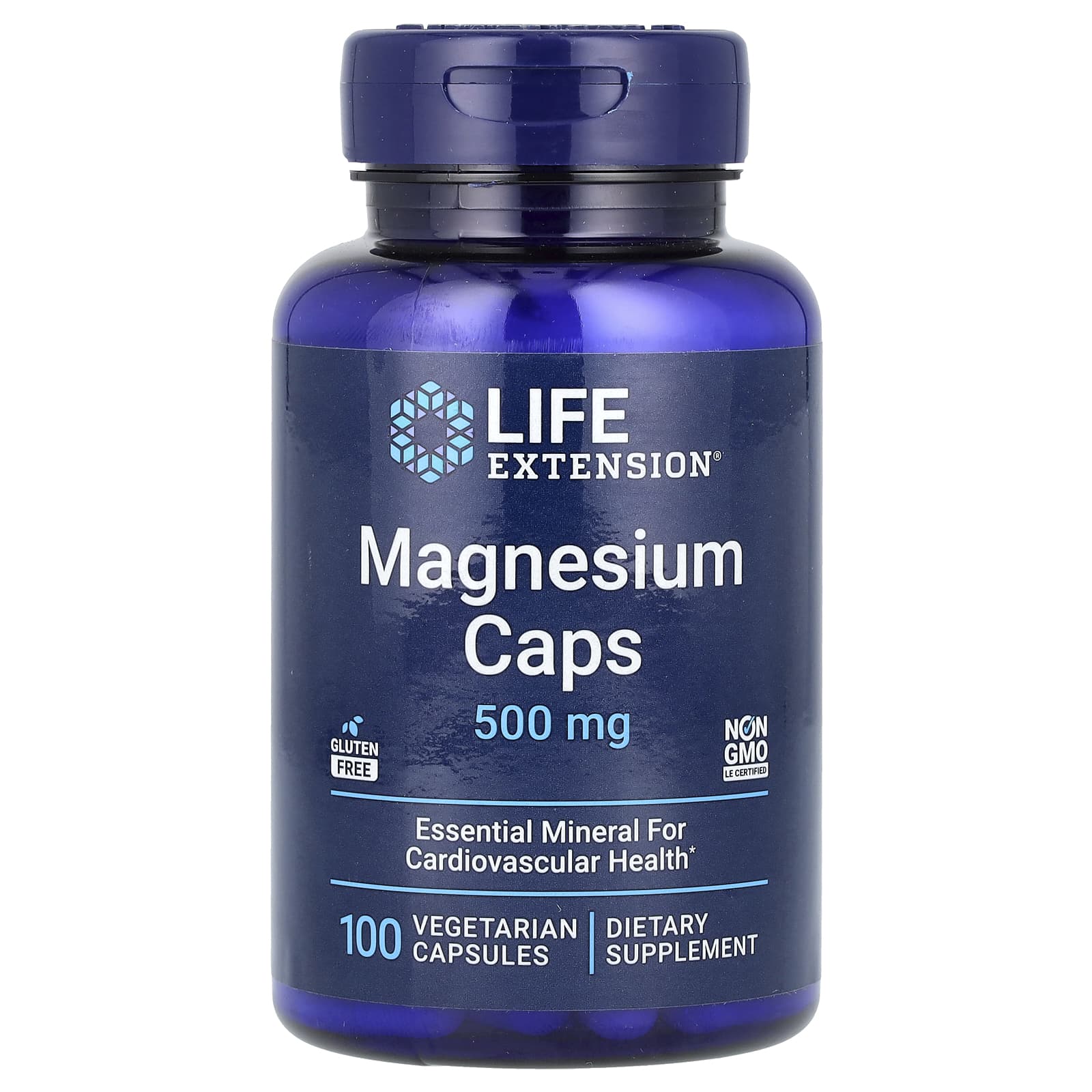 Foto 2 pulgar | Life Extension, Magnesio En Cápsulas, 500 Mg, 100 Cápsulas Vegetales