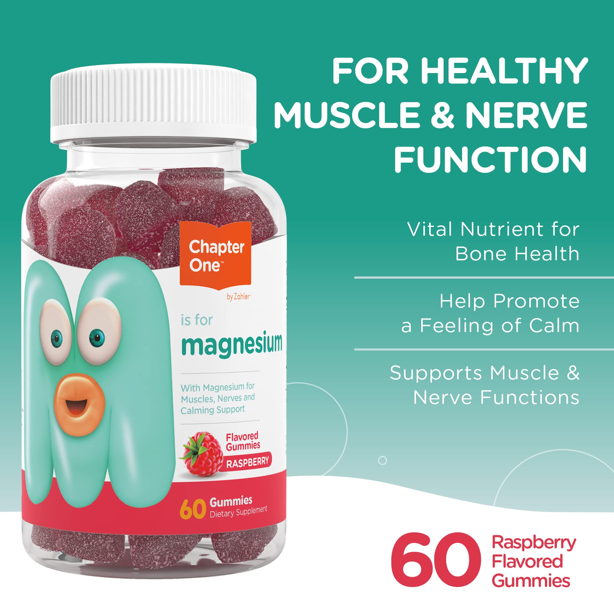 Foto 4 pulgar | Gomitas de Magnesio Supplement Chapter One de Zahler 60 Unidades - Venta Internacional