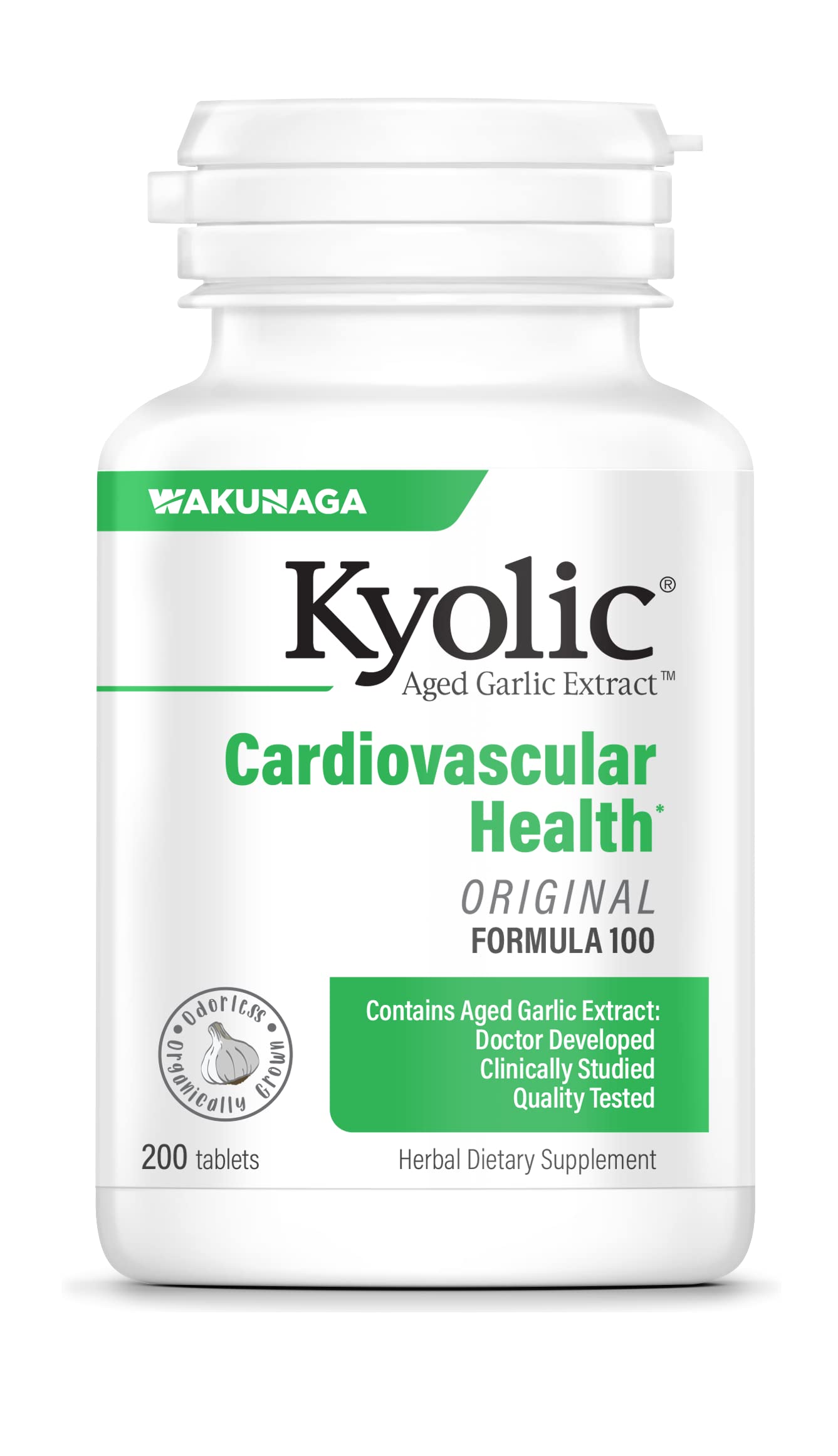 Foto 2 pulgar | Suplemento De Extracto De Ajo Envejecido Kyolic, Fórmula 100, 200 Tabletas - Venta Internacional.