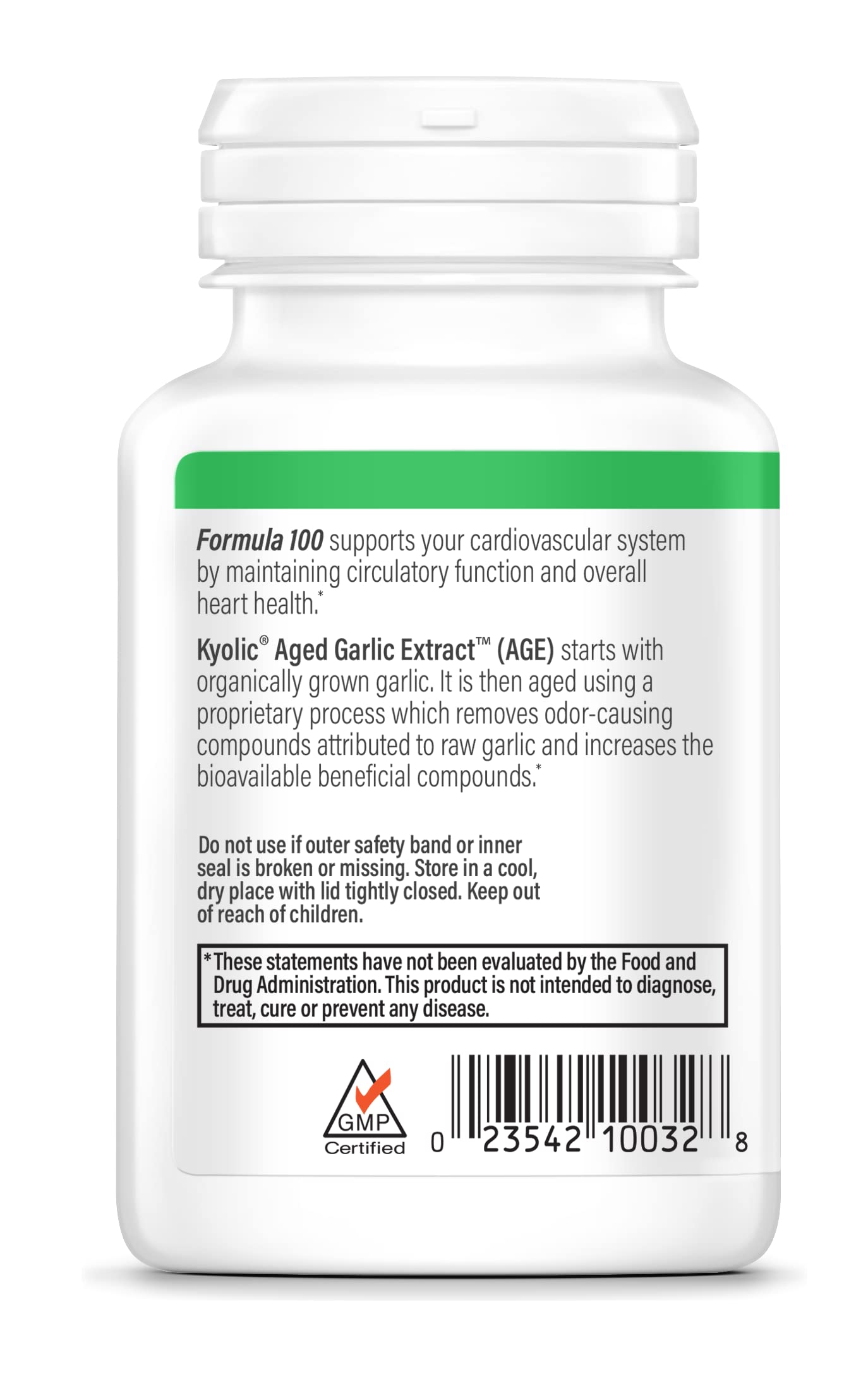 Foto 3 pulgar | Suplemento De Extracto De Ajo Envejecido Kyolic, Fórmula 100, 200 Tabletas - Venta Internacional.