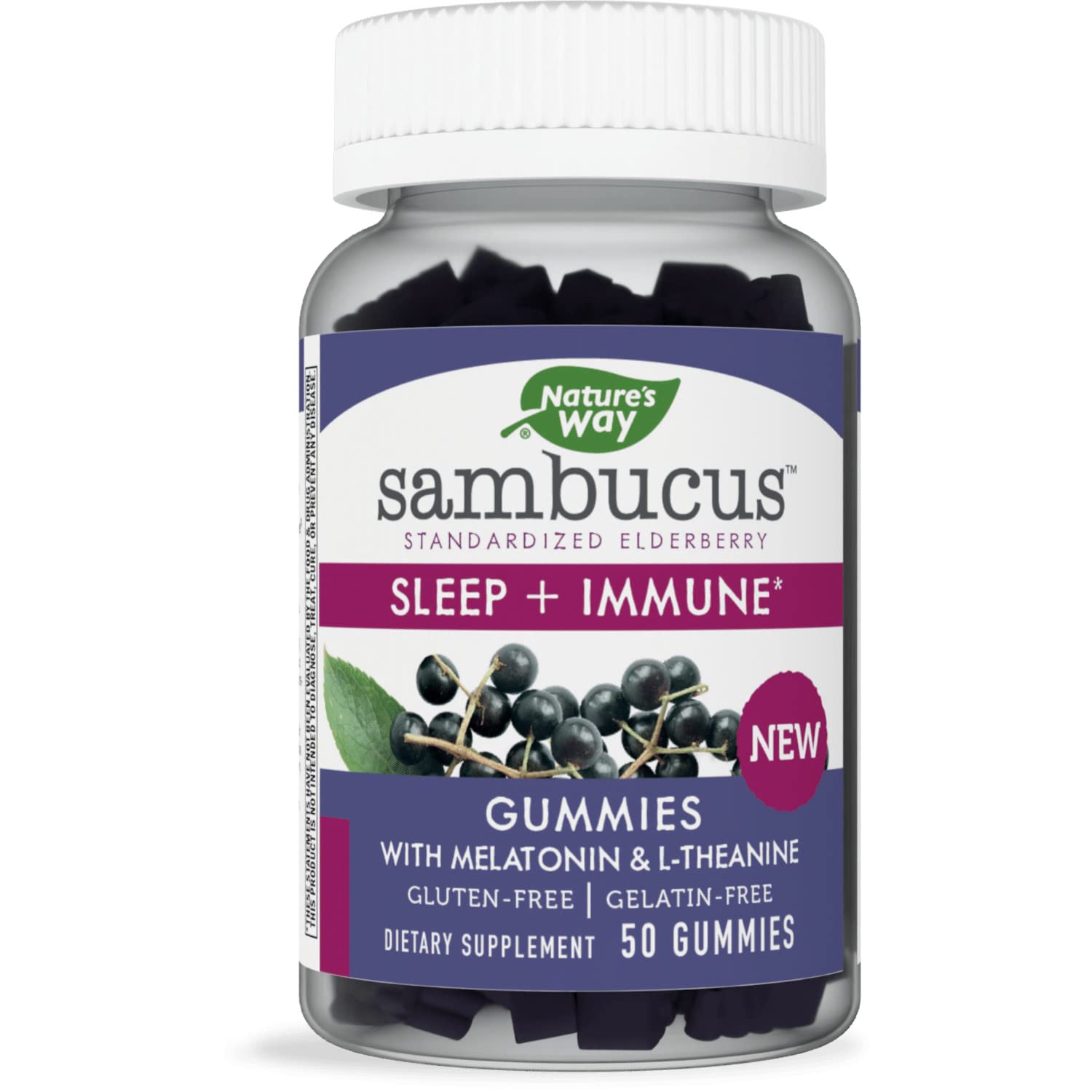 Foto 1 | Gomitas Nature's Way Sambucus Sleep + Immune Support 50 Unidades - Venta Internacional.