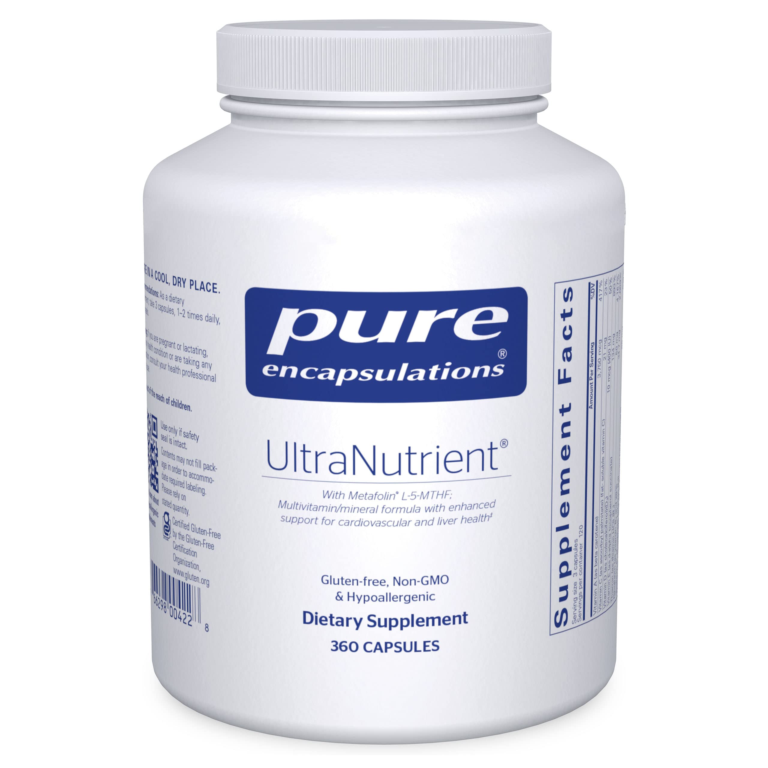 Foto 2 pulgar | Suplemento Pure Encapsulations Ultranutrient 360 Cápsulas - Venta Internacional.