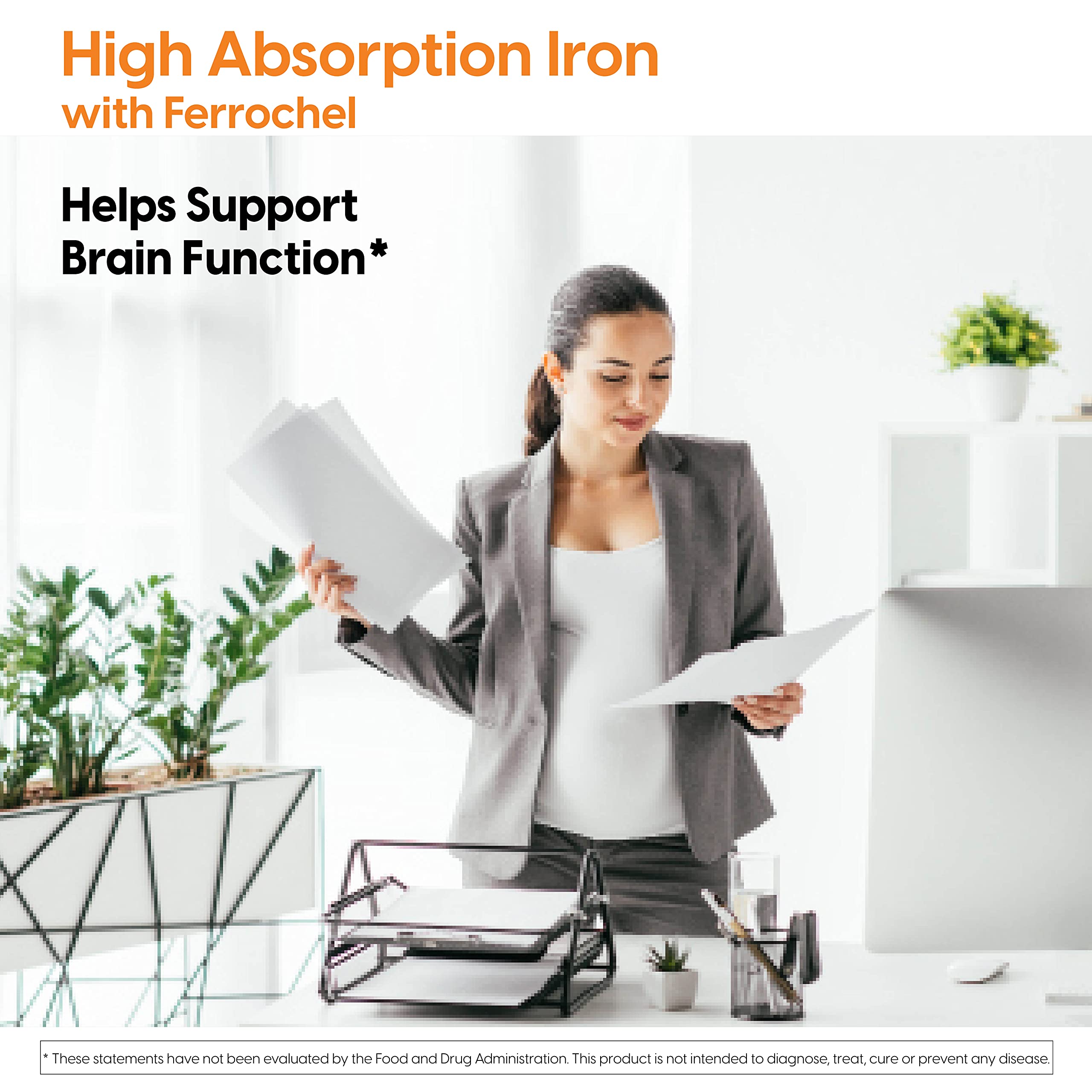 Foto 4 pulgar | Suplemento De Hierro Doctor's Best High Absorption 27 Mg - Venta Internacional.