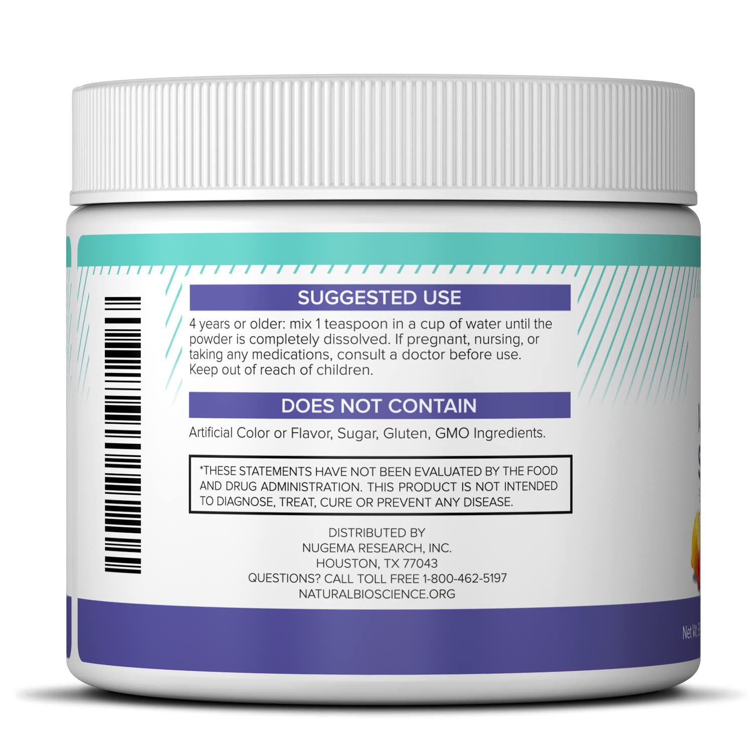 Foto 4 pulgar | Sleep Night Time Powder Natural Bioscience Magnesium - Venta Internacional.