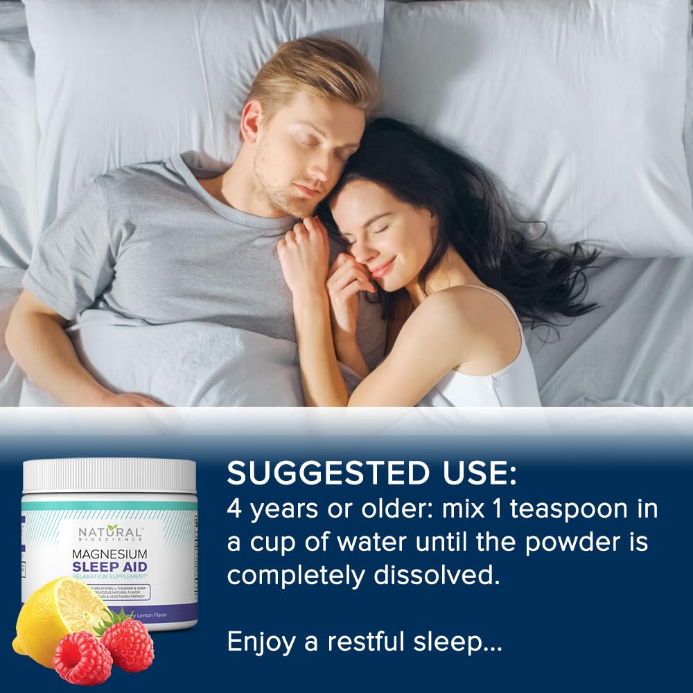 Foto 7 pulgar | Sleep Night Time Powder Natural Bioscience Magnesium - Venta Internacional.