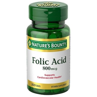 Foto 1 | Suplemento De Ácido Fólico Nature's Bounty 800 Mcg 250 Tabletas - Venta Internacional.
