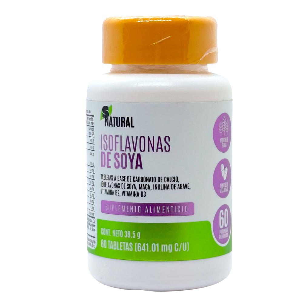 Isoflavonas De Soya 60 Tabletas Snatural