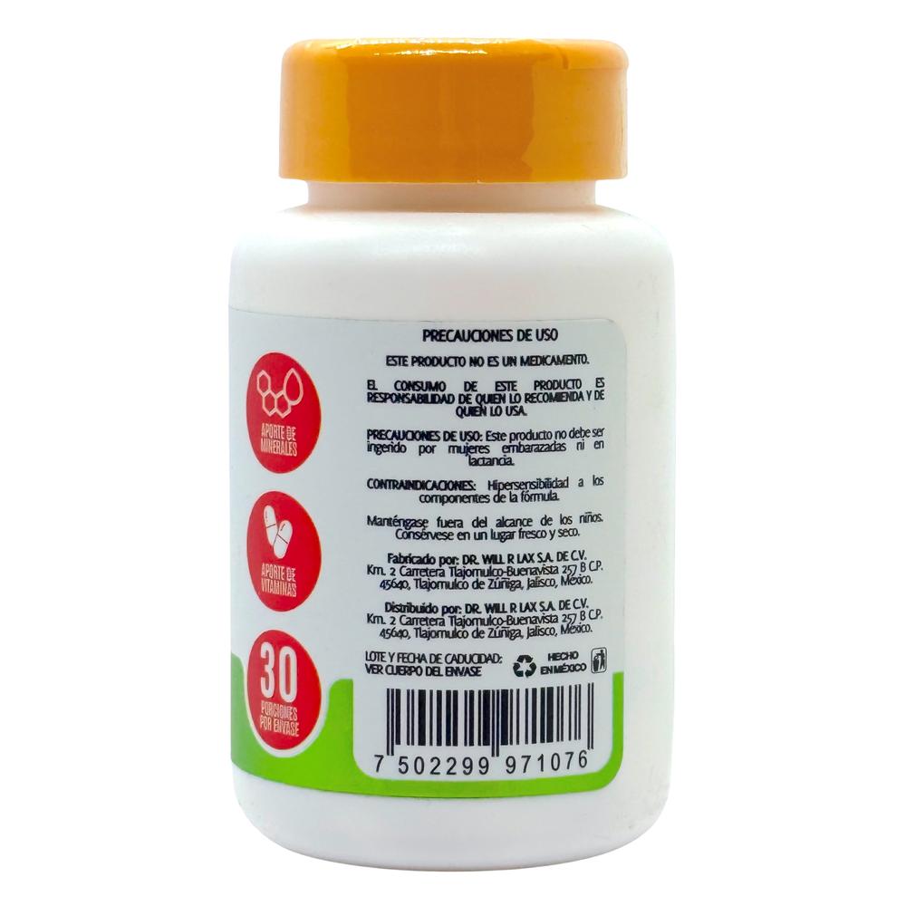 Foto 4 pulgar | Vinagre de Manzana 60 Tabletas Snatural