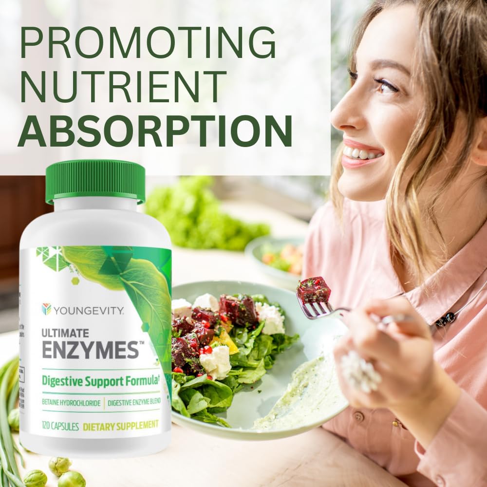 Foto 6 pulgar | Suplemento Youngevity Ultimate Enzymes  120 Cápsulas X 4 - Venta Internacional.