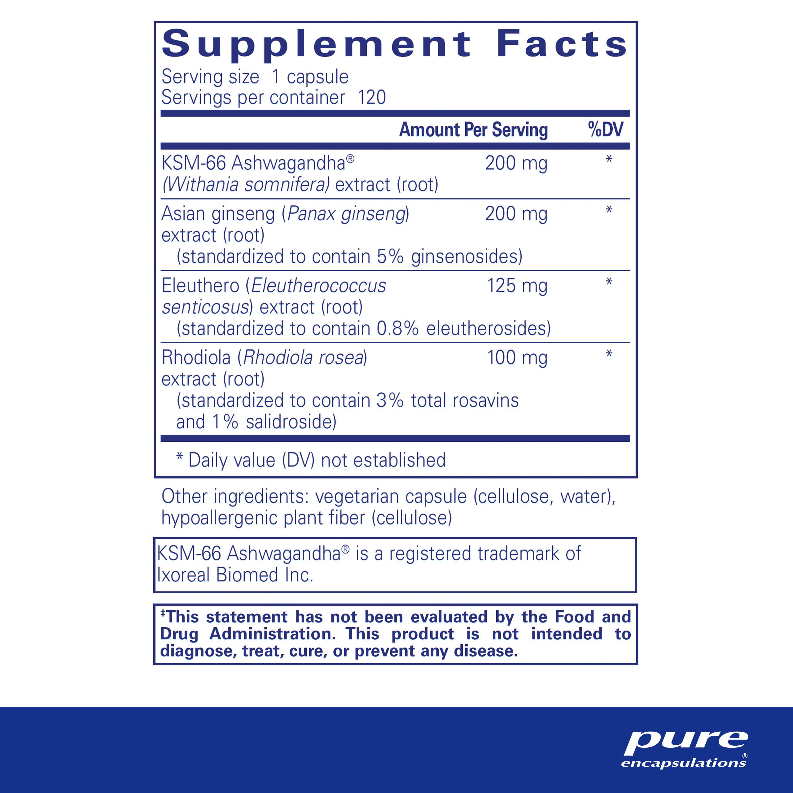 Foto 3 pulgar | Suplemento Pure Encapsulations Energy Xtra 120 Cápsulas - Venta Internacional.