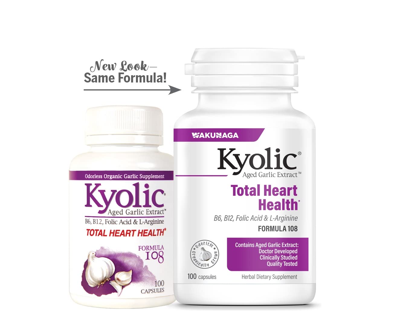 Foto 5 | Suplemento De Extracto De Ajo Envejecido Kyolic, Fórmula 108, 100 Cápsulas - Venta Internacional.