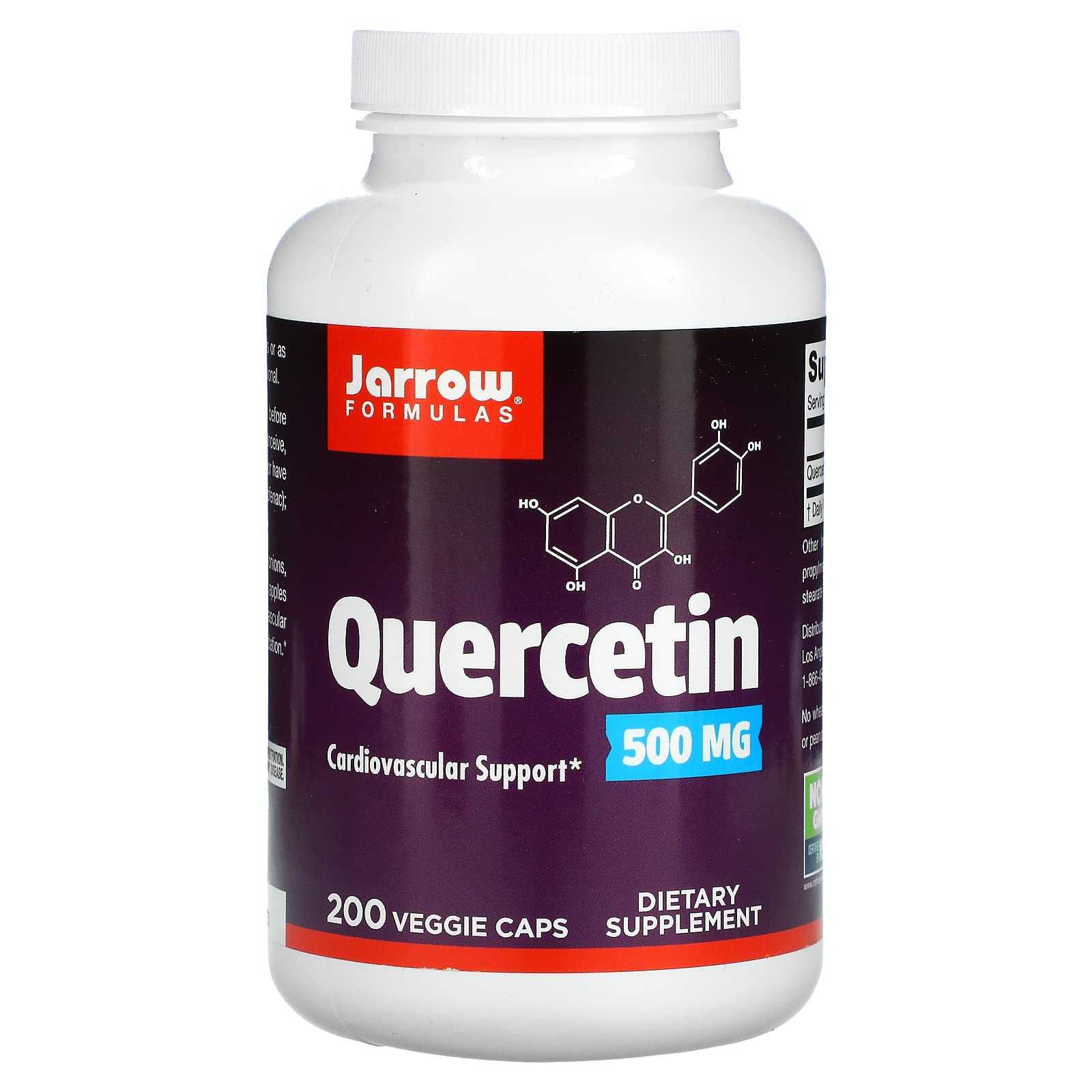 Foto 2 pulgar | Suplemento De Quercetina De Jarrow Formulas, 500 Mg, 200 Cápsulas Vegetarianas, X2 - Venta Internacional.