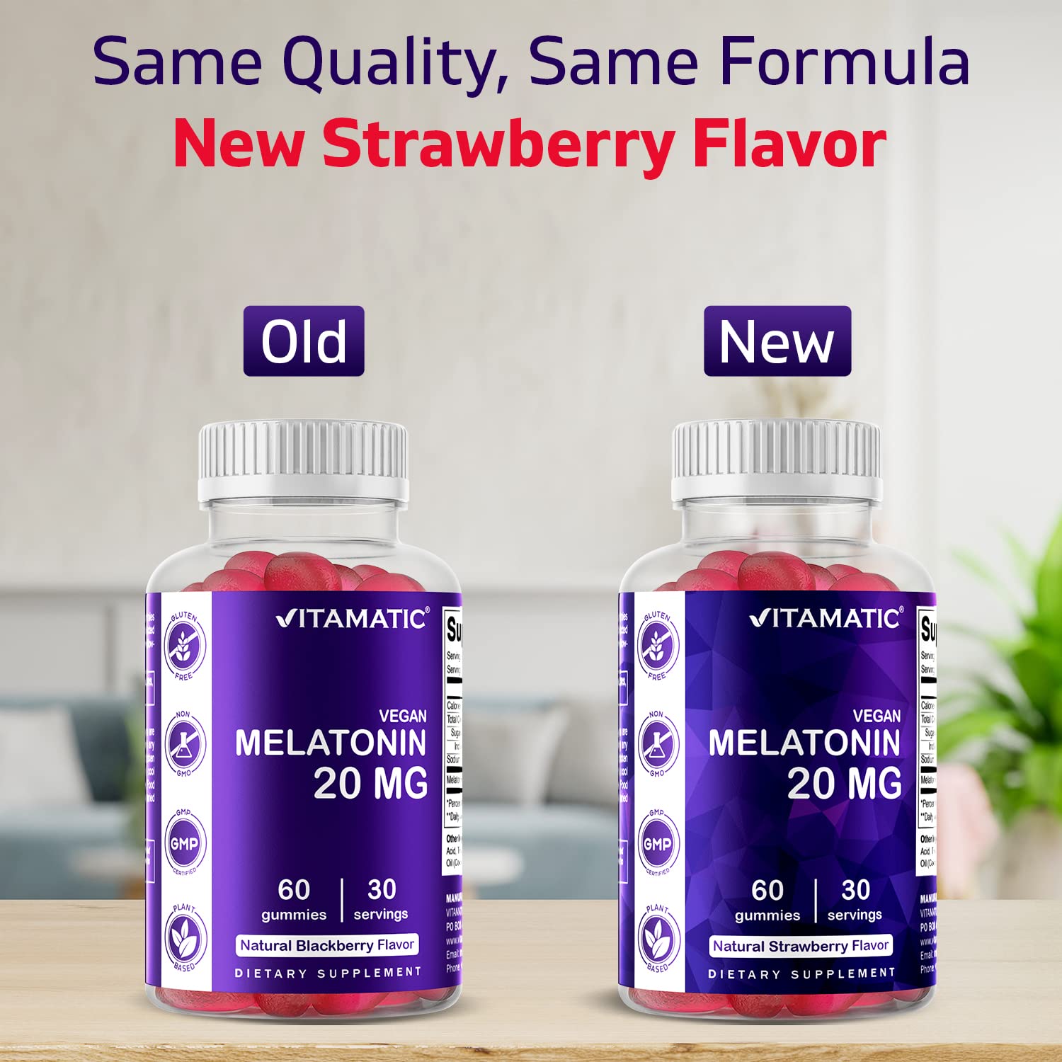 Foto 3 pulgar | Suplemento Vitamínico De Melatonina En Gomitas De 20 Mg Para 30 Porciones - Venta Internacional.