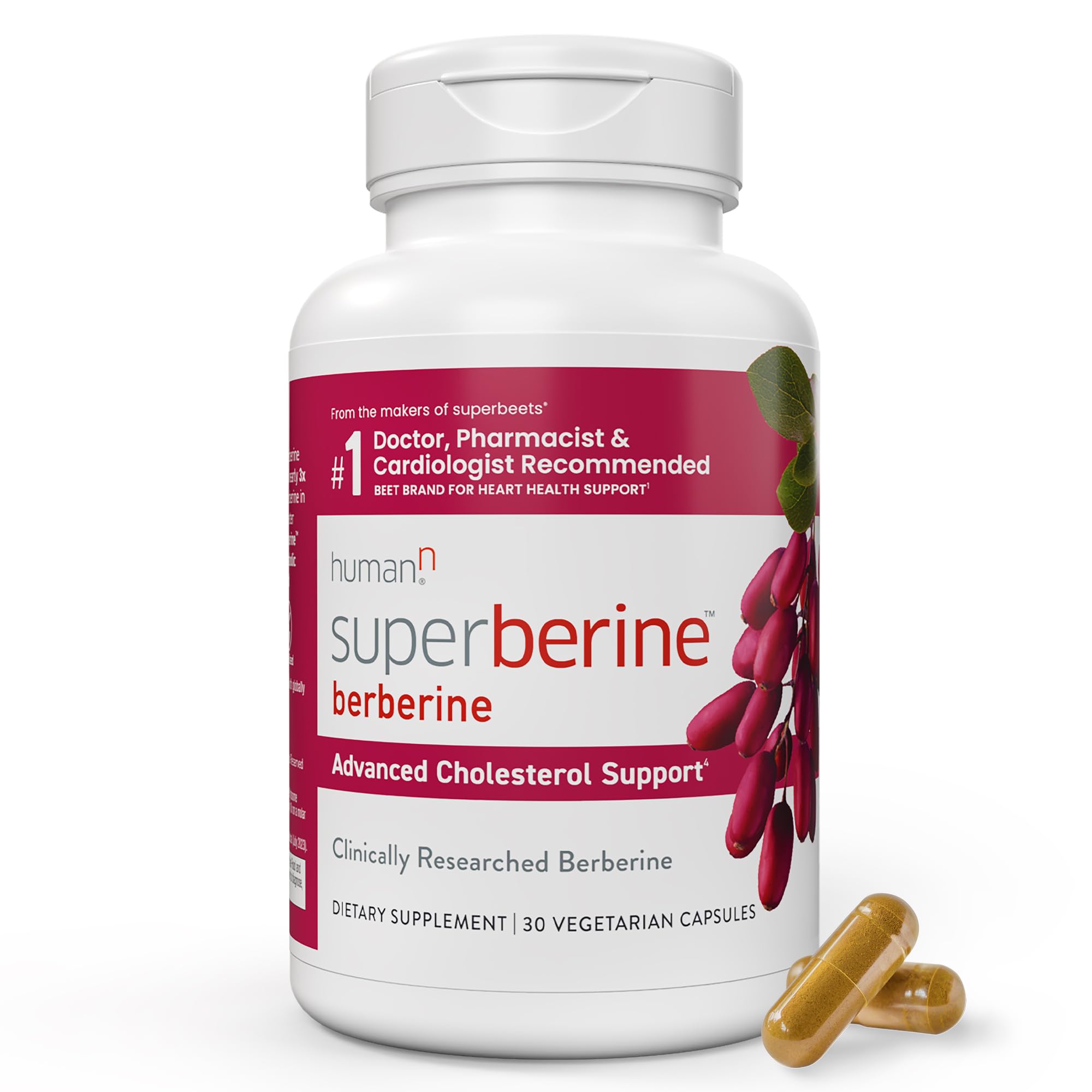 Suplemento Humann Superberine Berberine 550 Mg 30 Cápsulas - Venta Internacional.