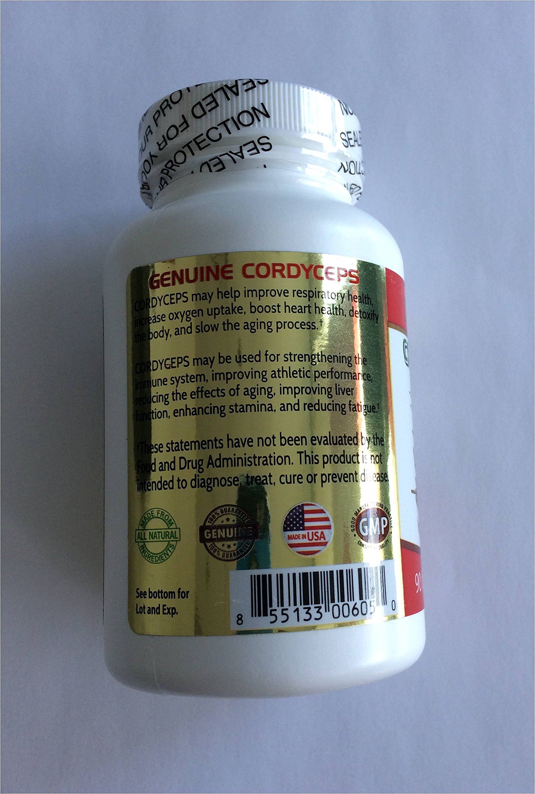 Foto 3 pulgar | Suplemento Orgánico Cordyceps 950 Usda, 2 Paquetes De 90 Cápsulas - Venta Internacional.