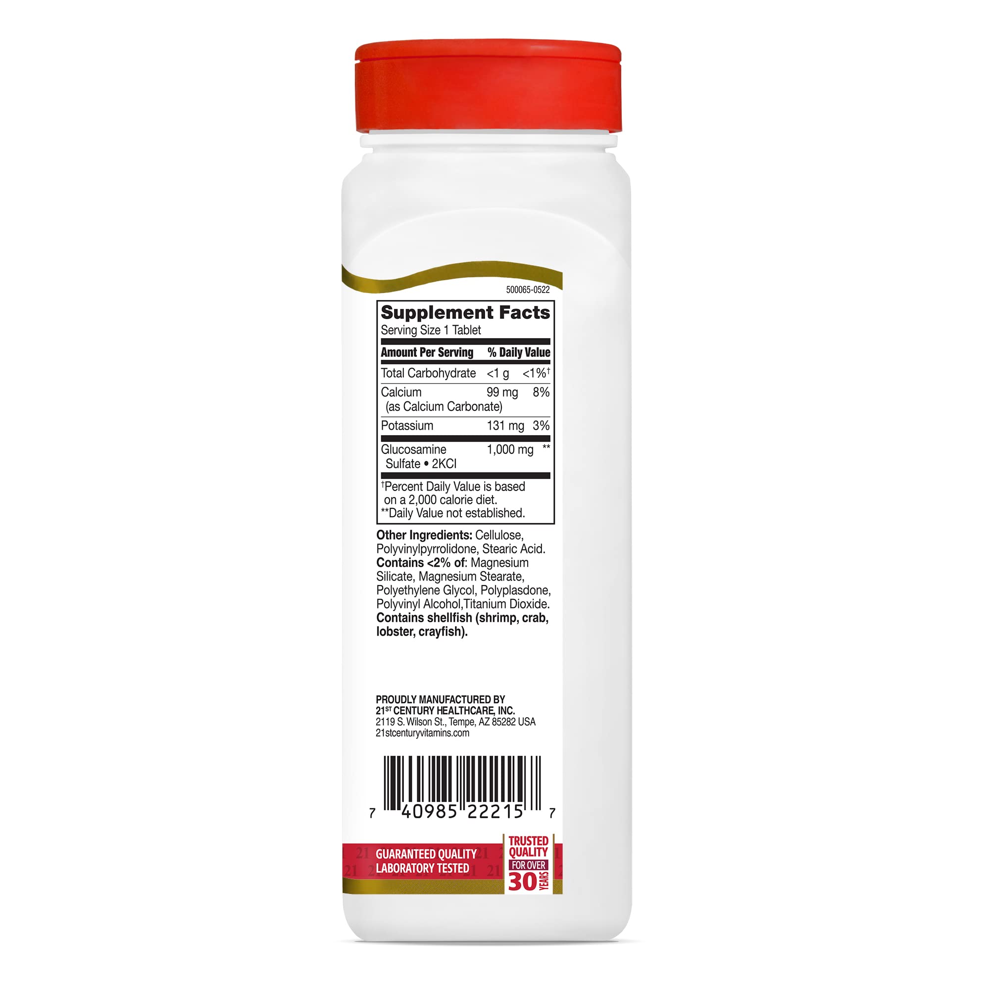 Foto 7 pulgar | Complemente Las Tabletas De 1000 Mg De Glucosamine Relief  De 21st Century - Venta Internacional.